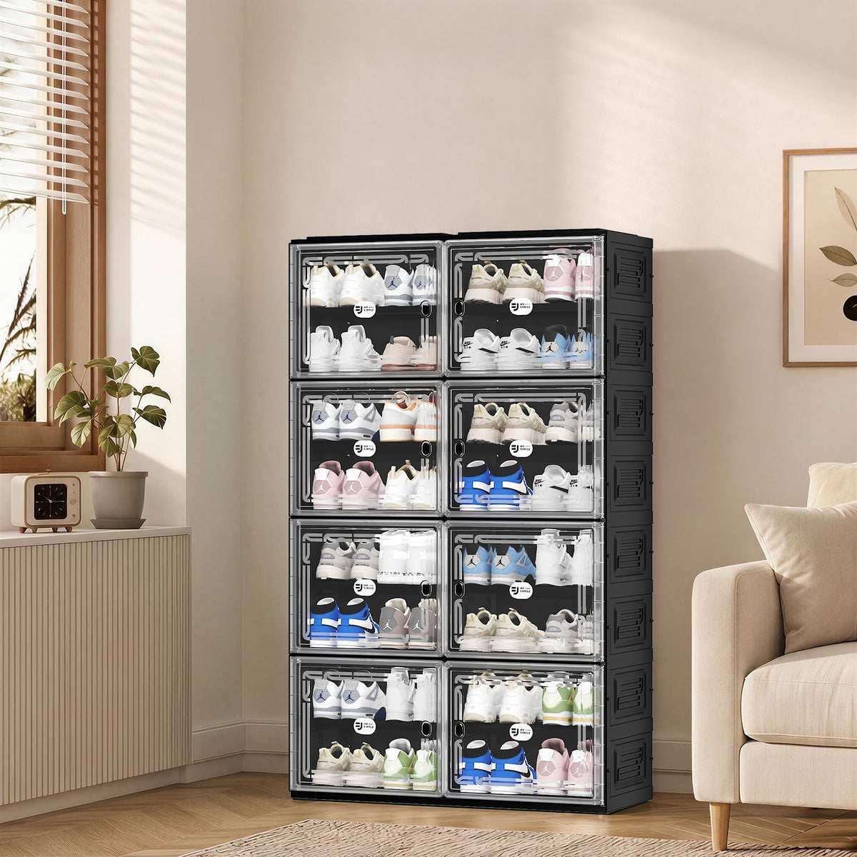 Modular Enclosed Shoe Cabinet
