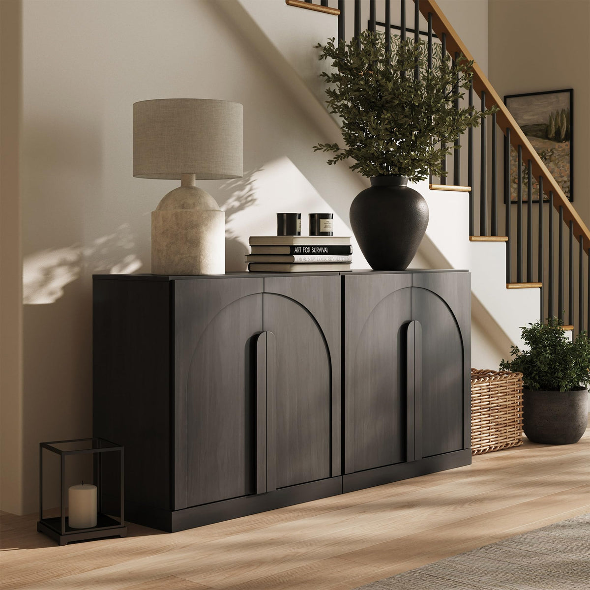 Dual-Zone Display Bookcase
