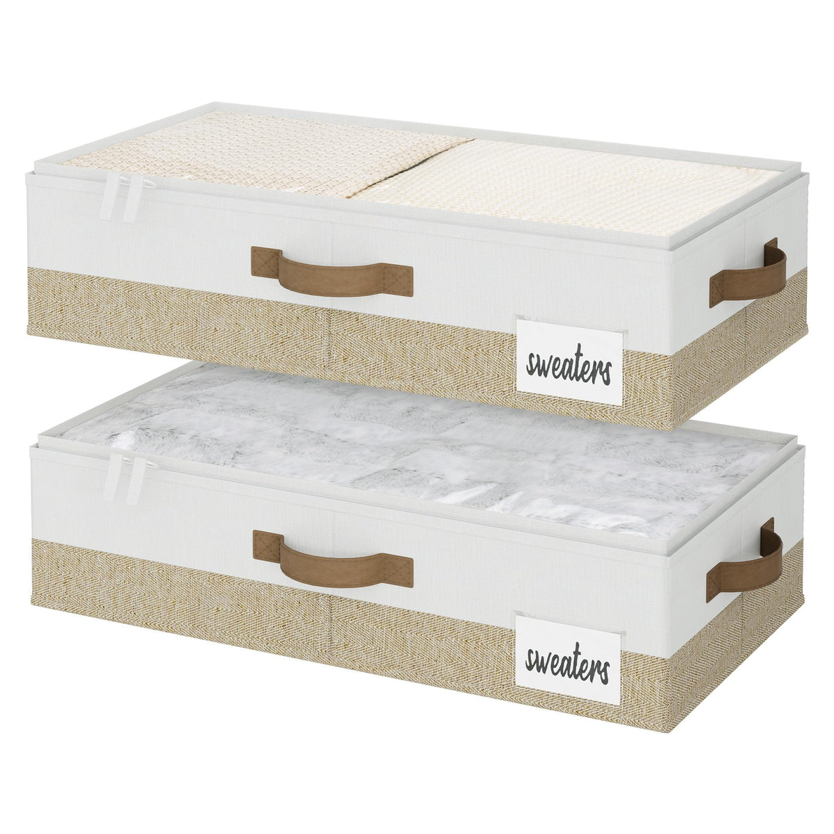 Foldable Fabric Underbed Storage Bins