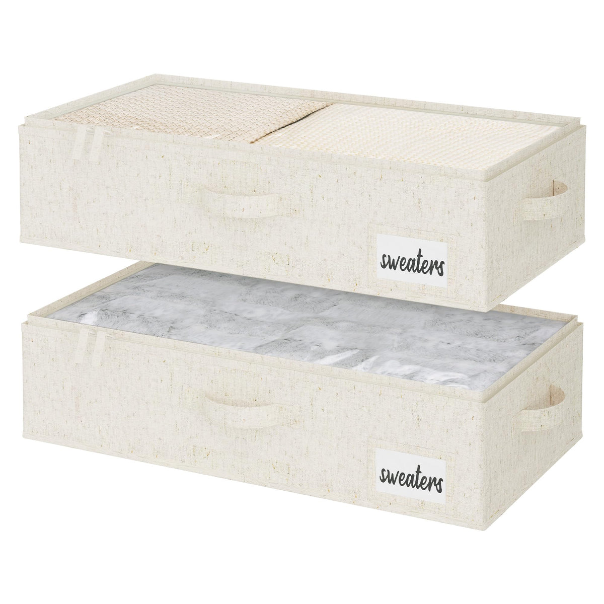 Foldable Fabric Underbed Storage Bins