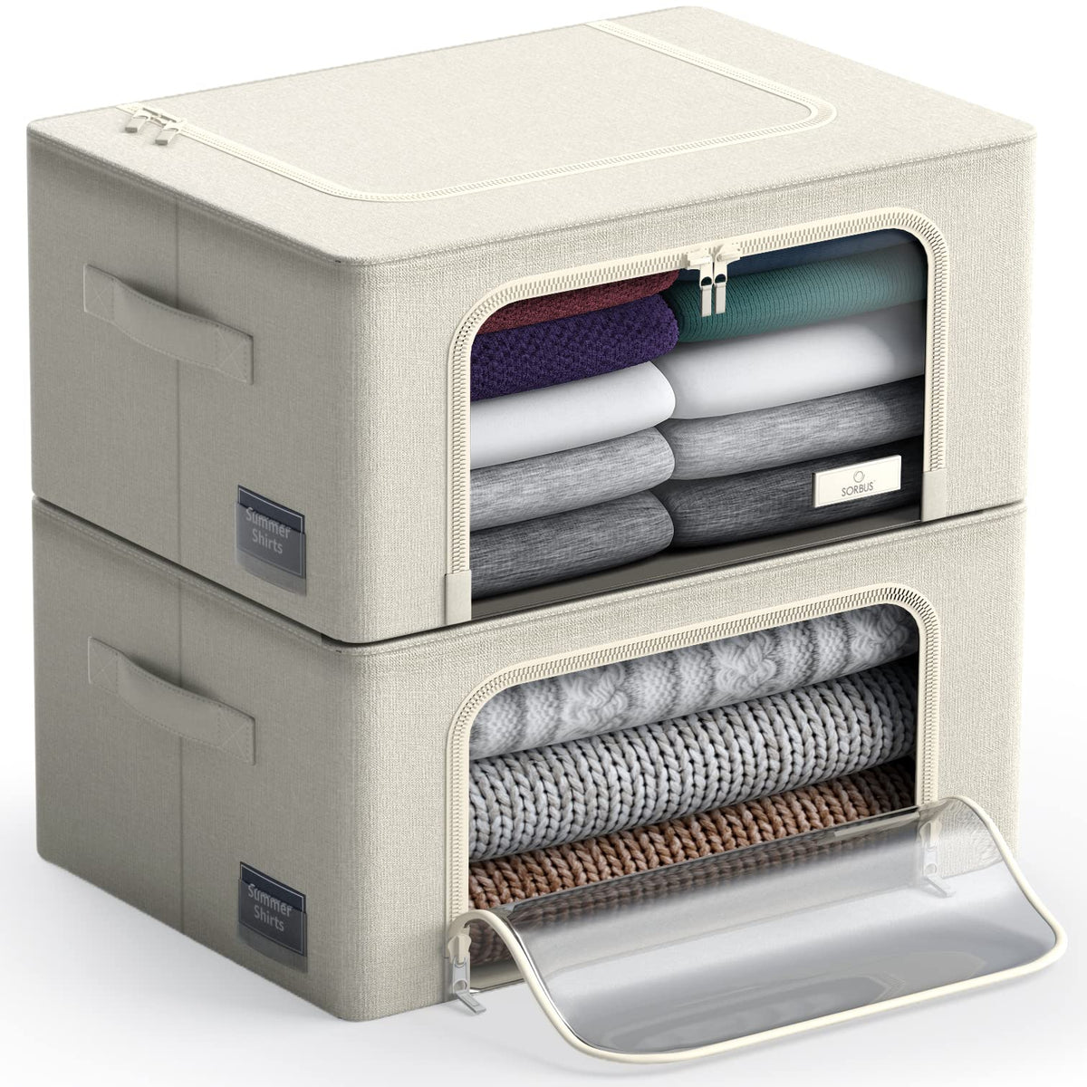 Foldable Fabric Storage Bins