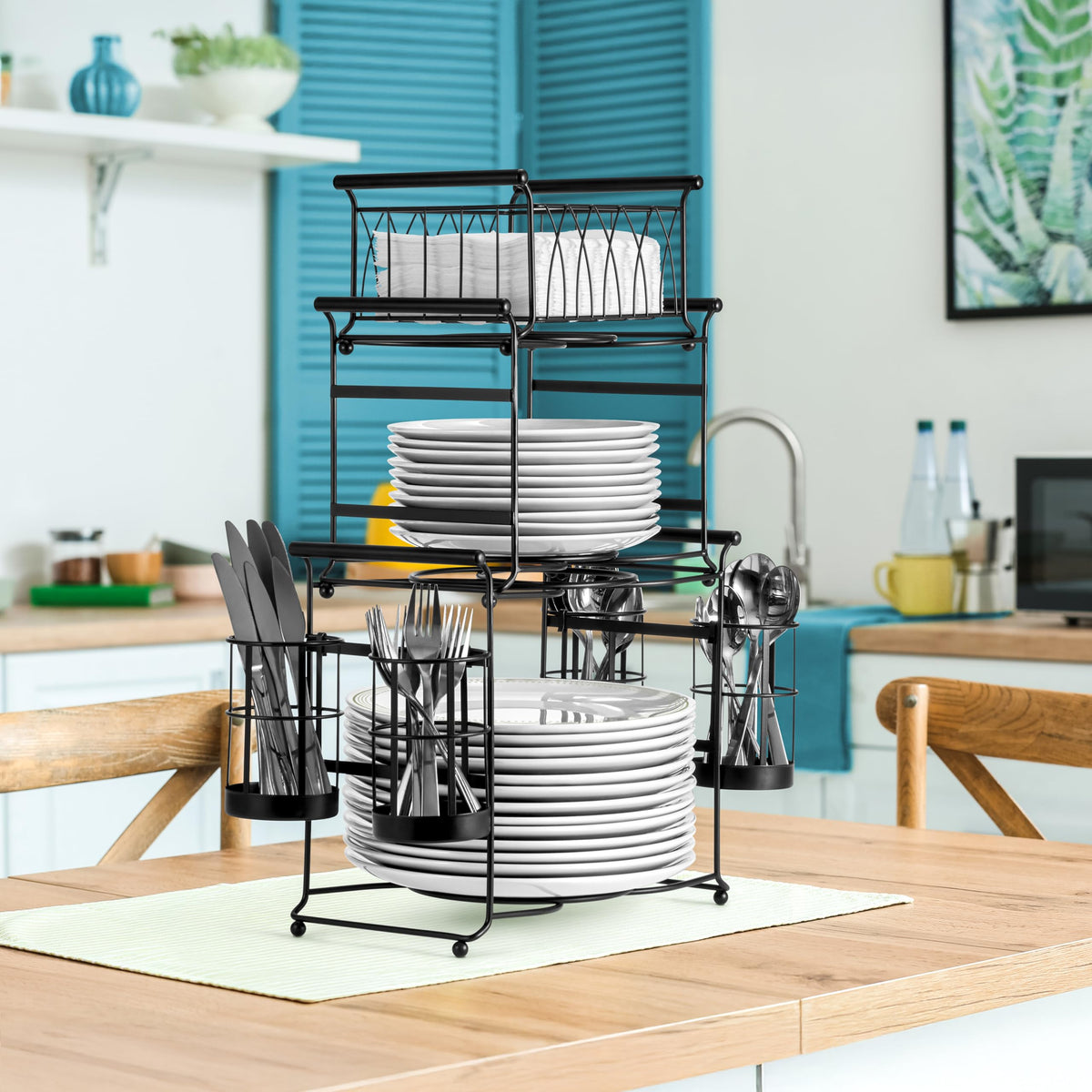 7-Piece Buffet Tableware Caddy