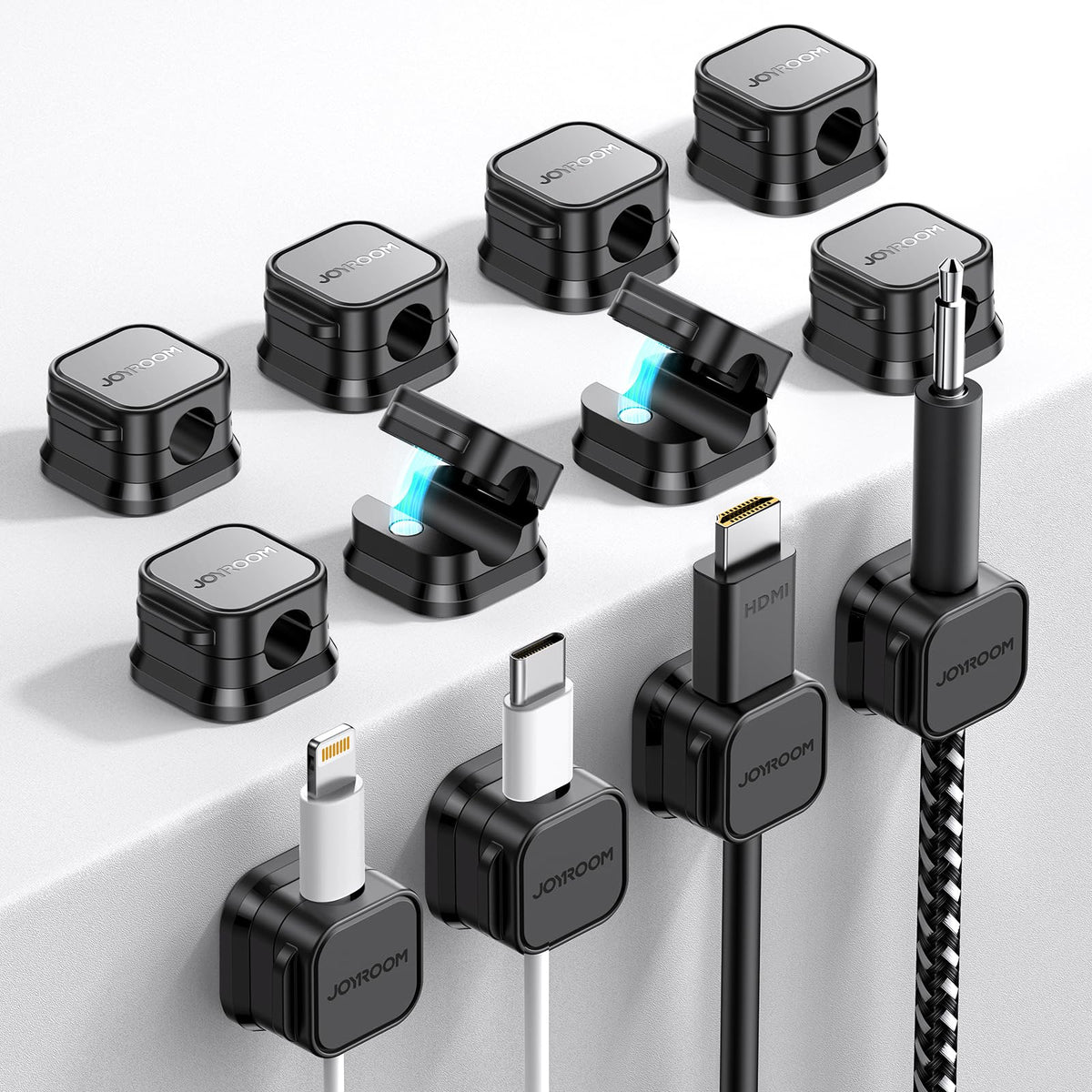 Magnetic Desktop Cord Holders
