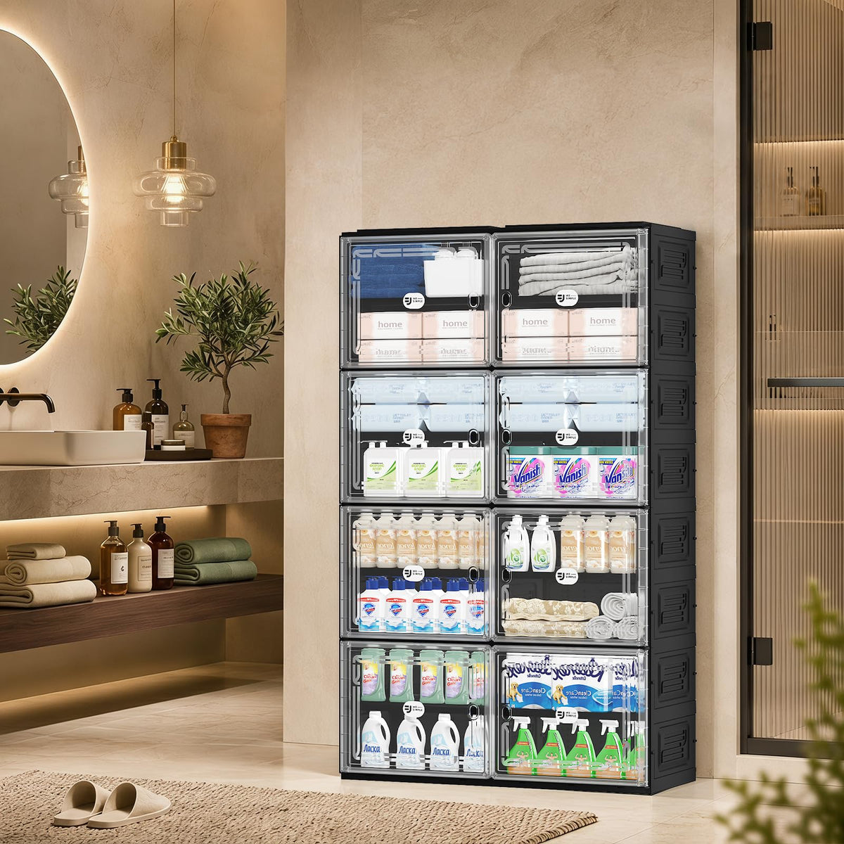 Modular Enclosed Shoe Cabinet