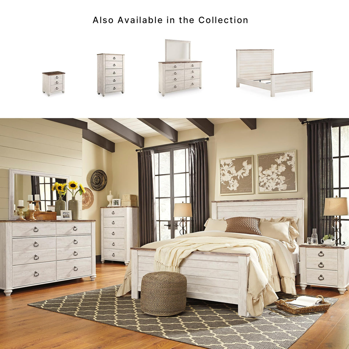 5-Drawer Wood Bedroom Chest