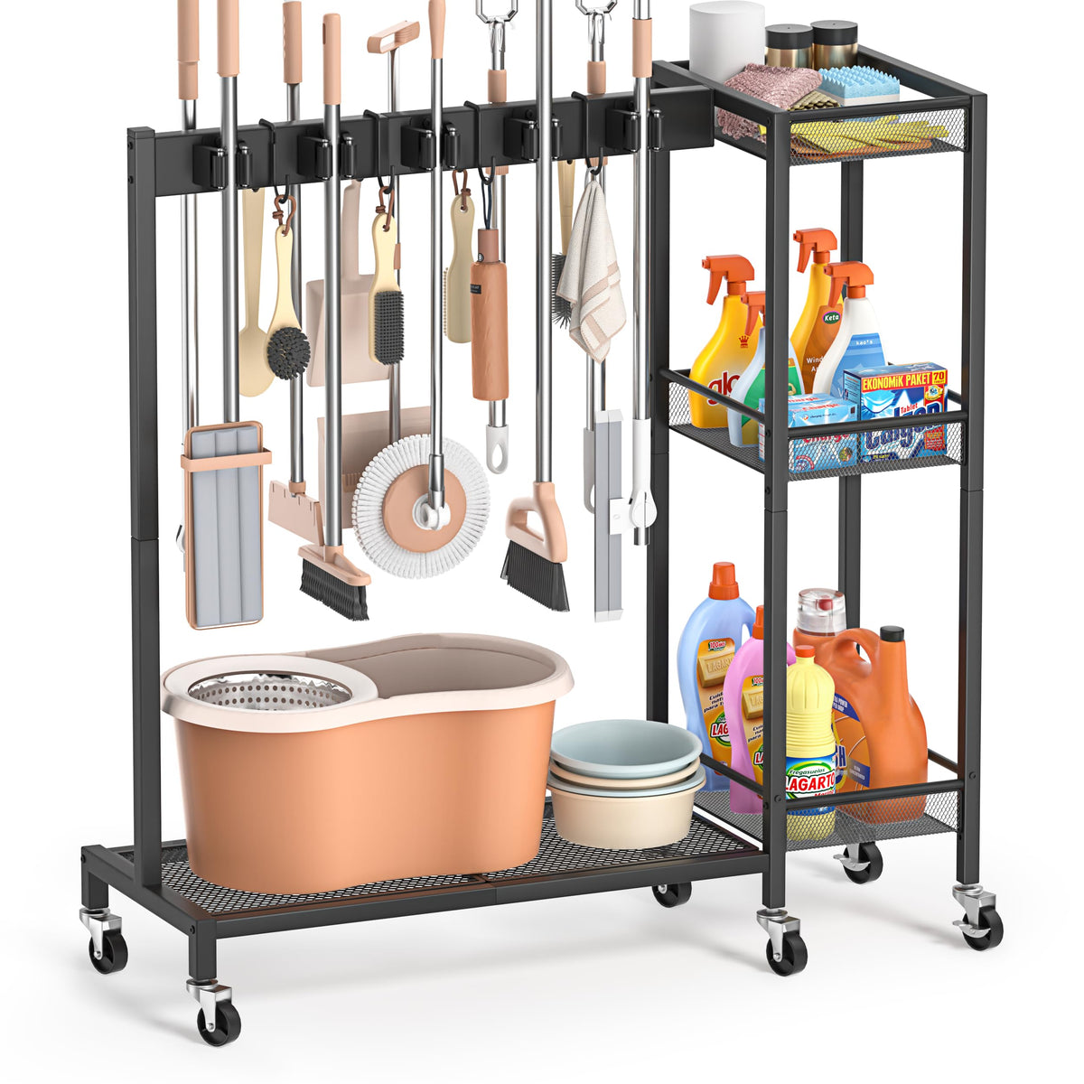 Mobile Cleaning Tool Organizer