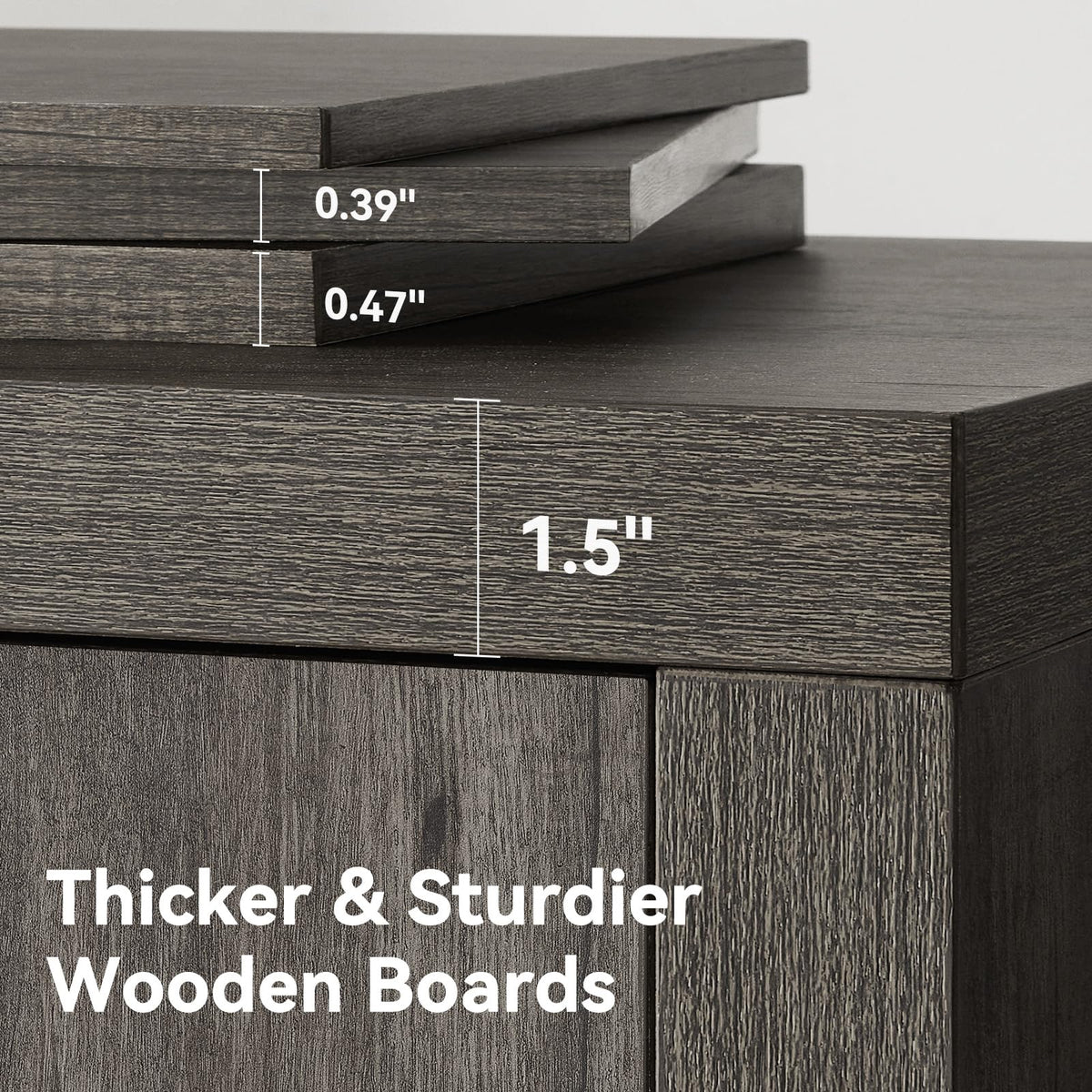 3-Door Entryway Shoe Cabinet