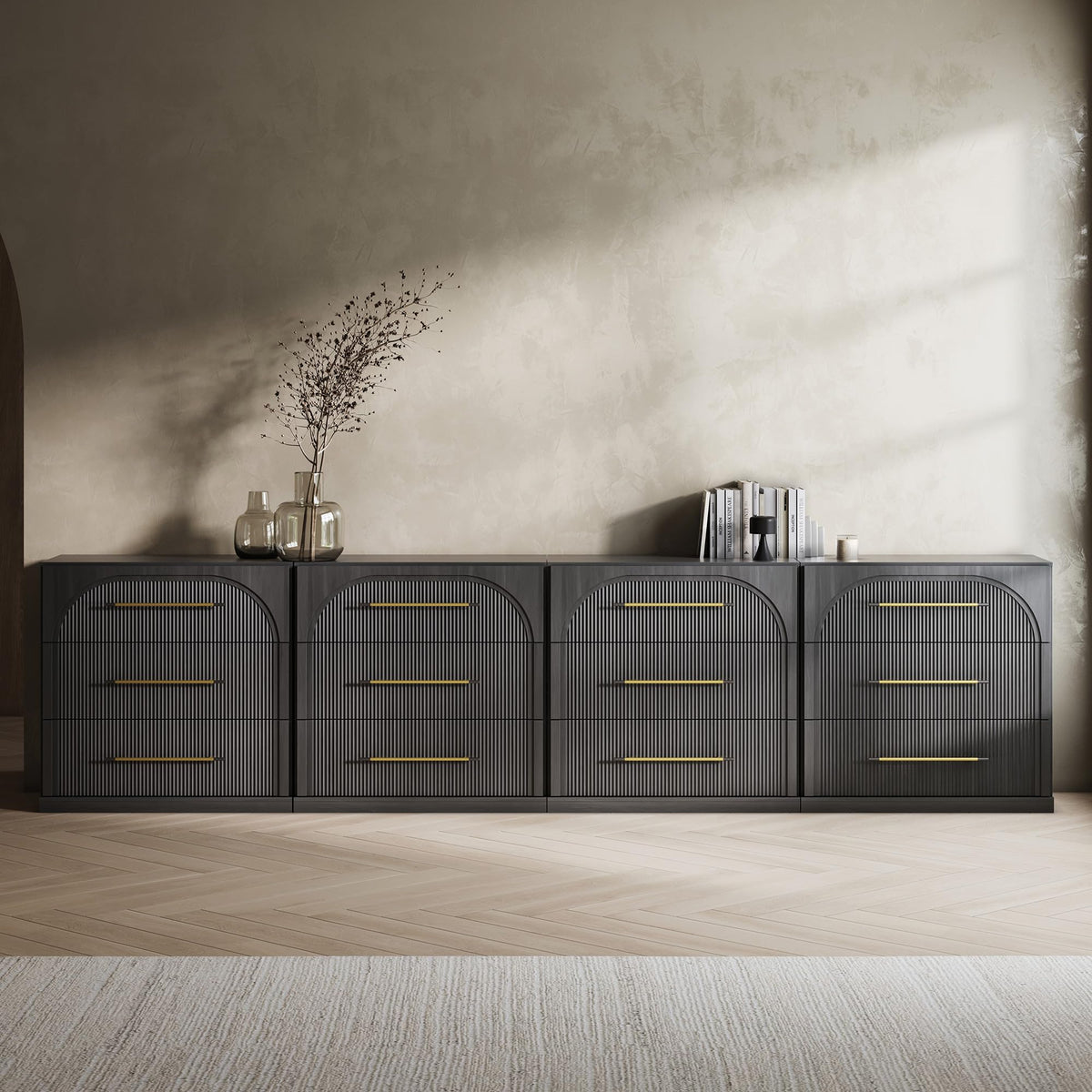 Dual-Zone Display Bookcase