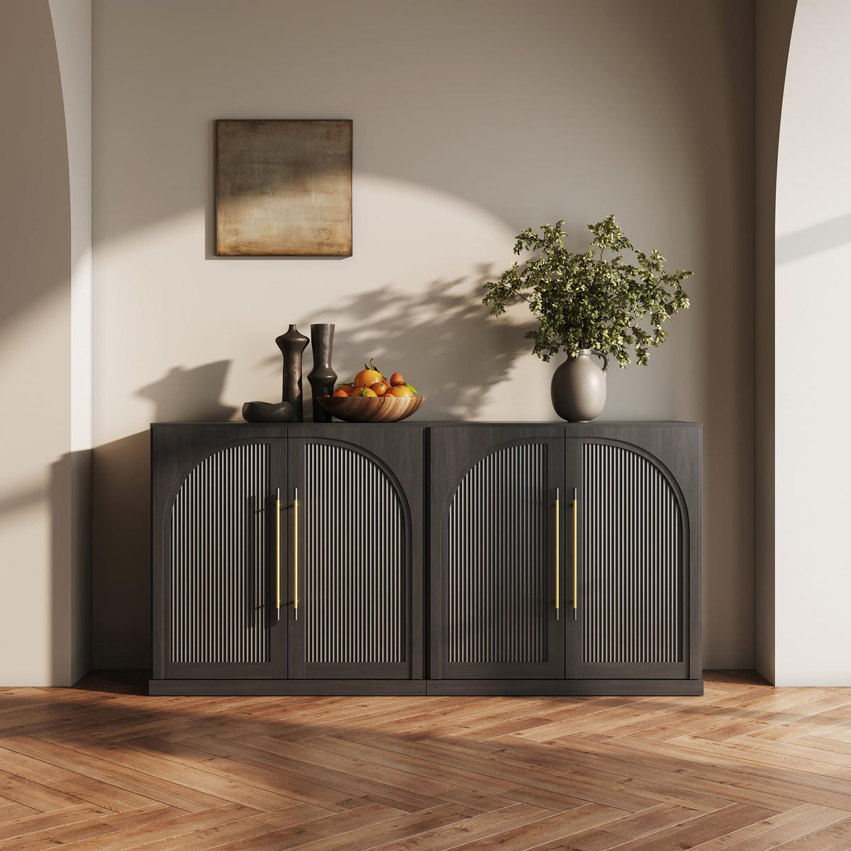 Dual-Zone Display Bookcase