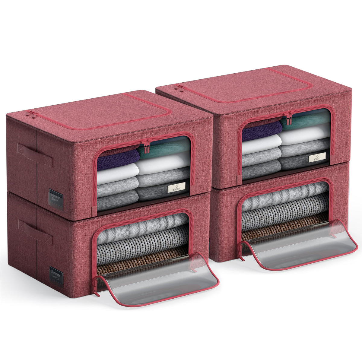 Foldable Fabric Storage Bins