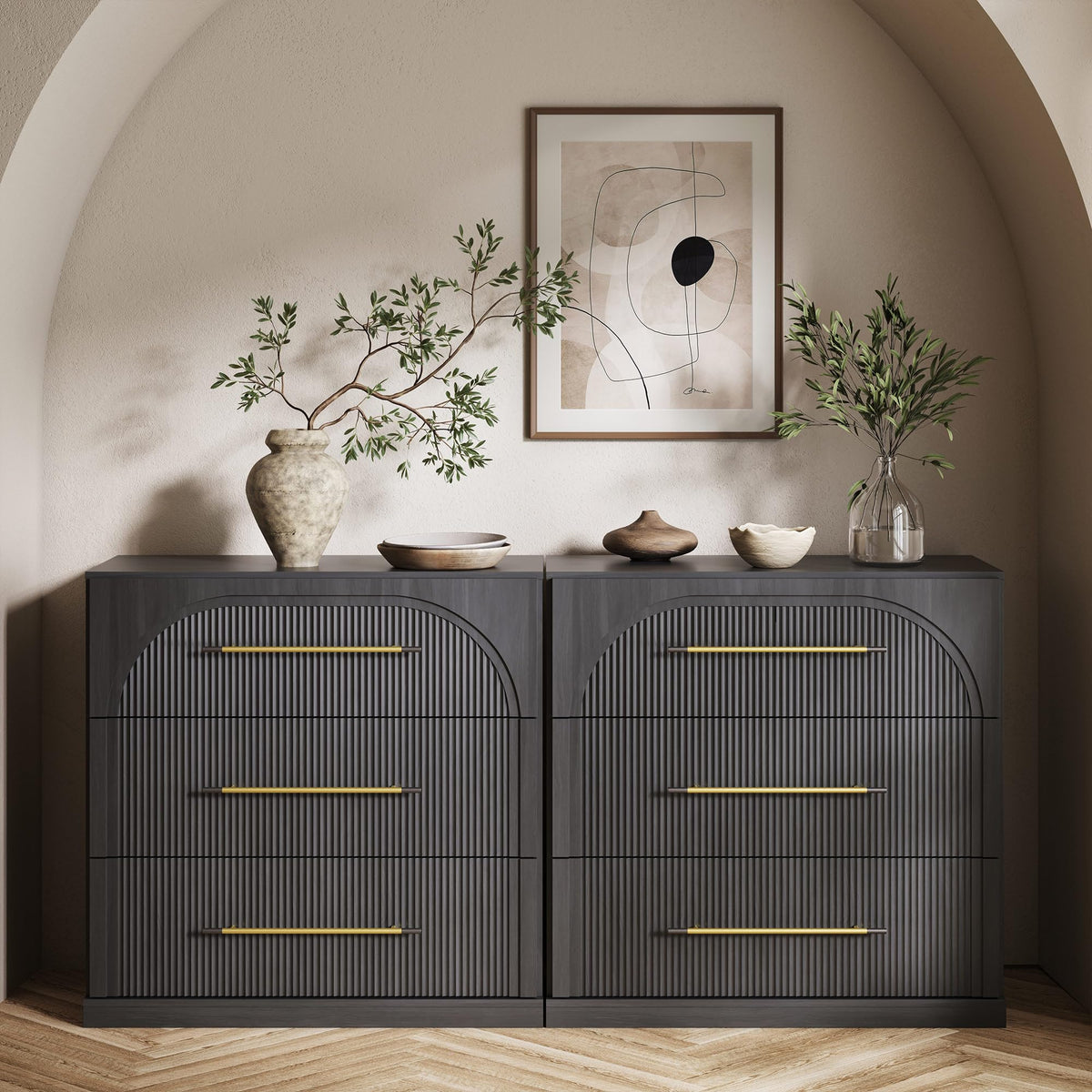 Dual-Zone Display Bookcase