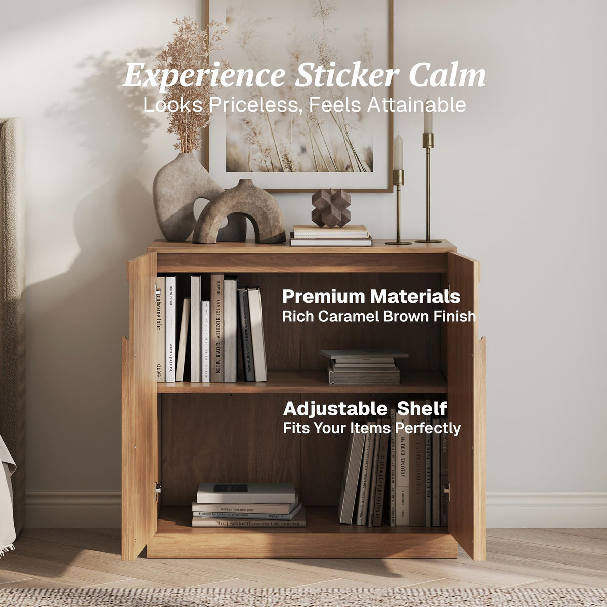 Dual-Zone Display Bookcase