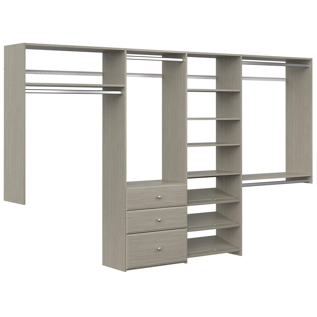 Dual-Tower Closet Organizer