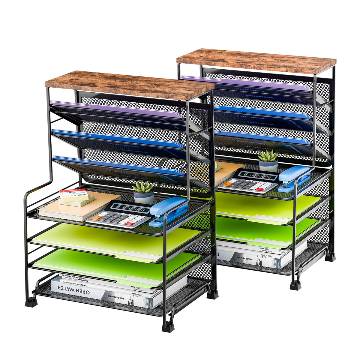 Multi-Tier Desk File Organizer