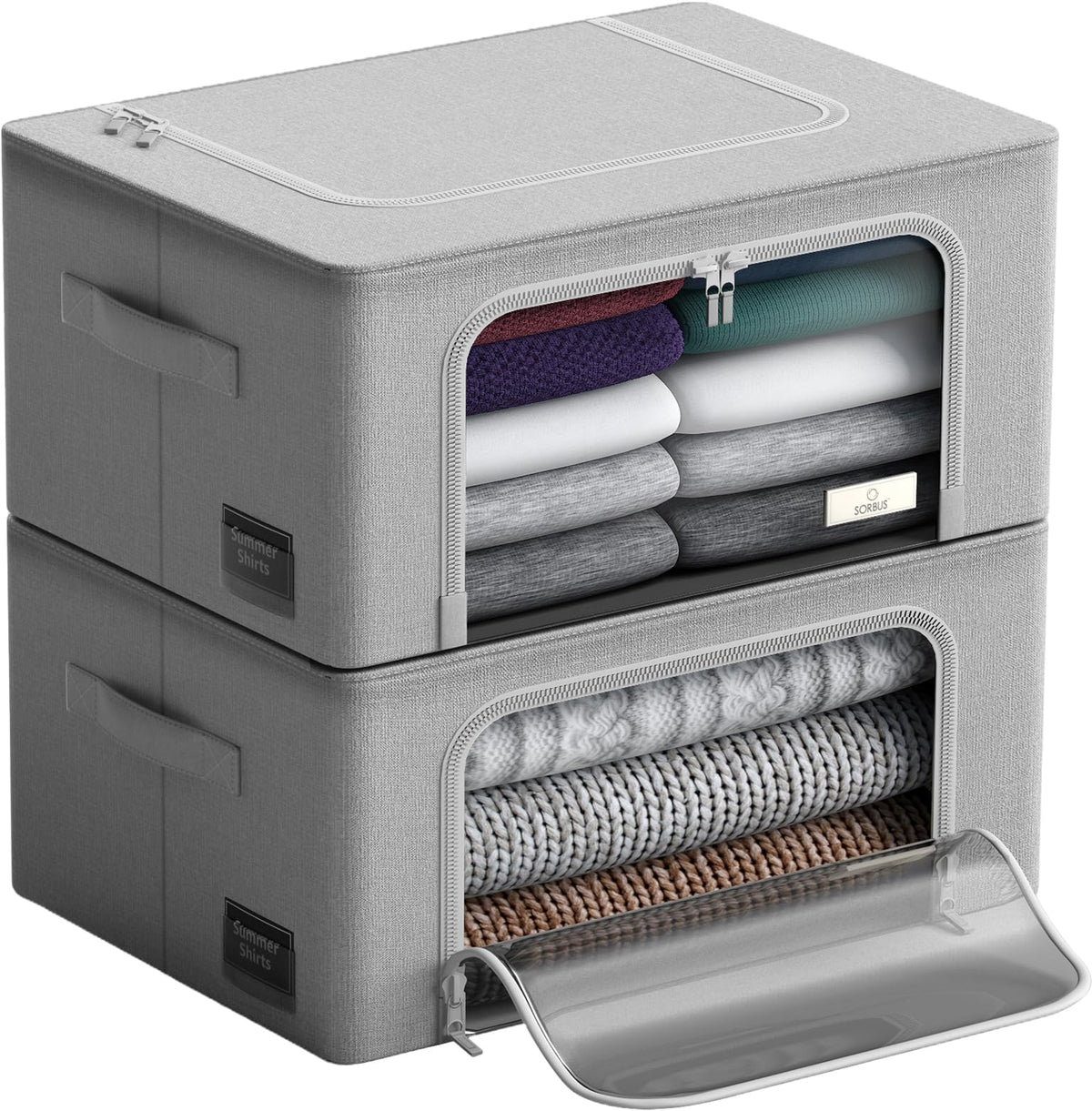 Foldable Fabric Storage Bins