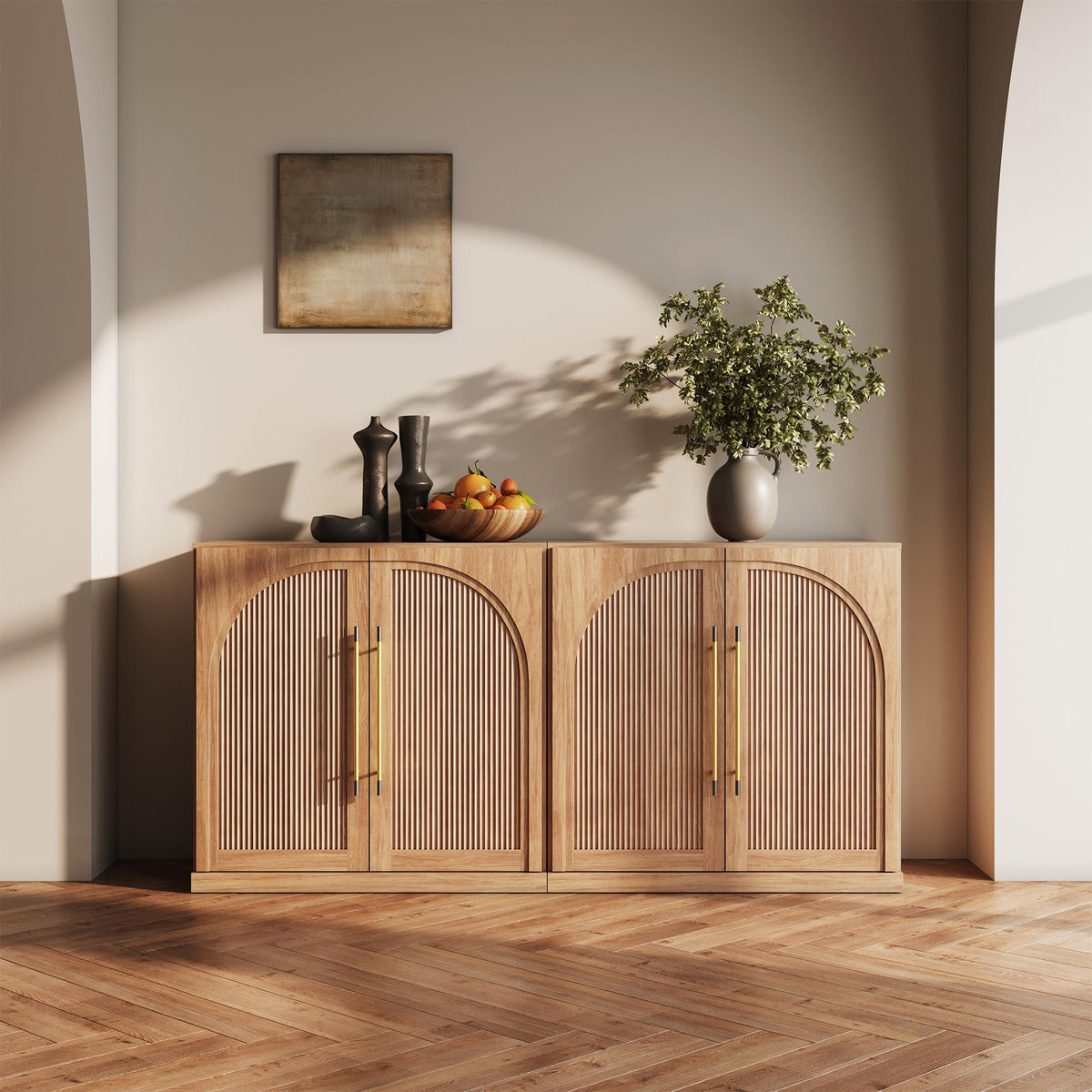 Dual-Zone Display Bookcase