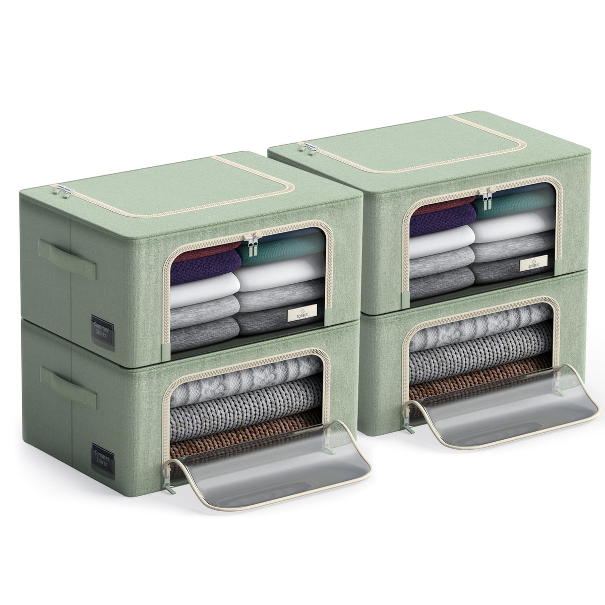 Foldable Fabric Storage Bins