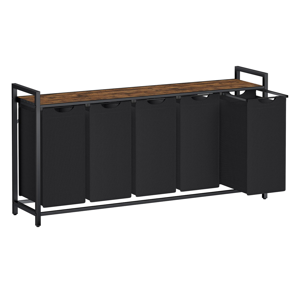 Laundry Hamper with Storage Shelf