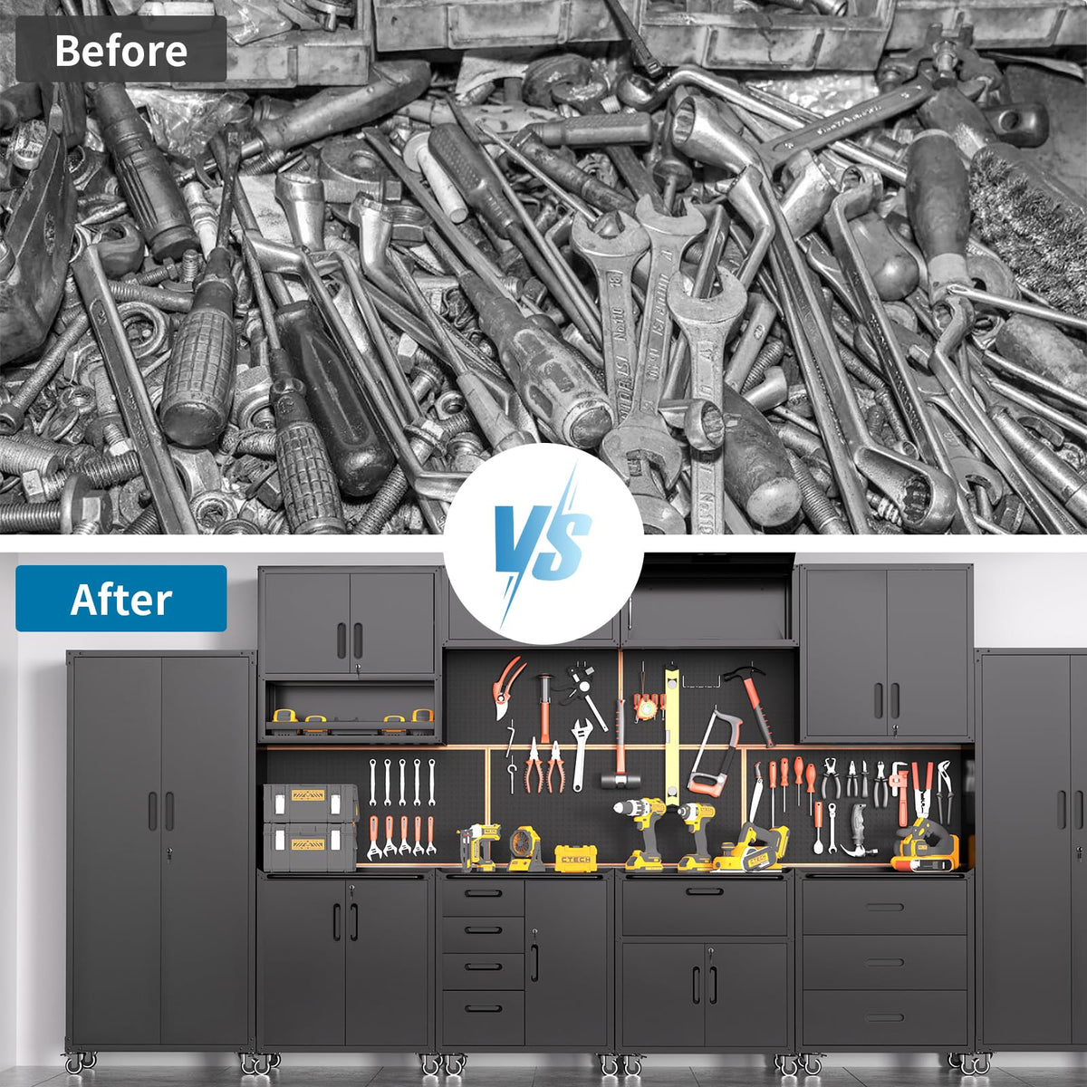 Modular Garage Storage Cabinet System