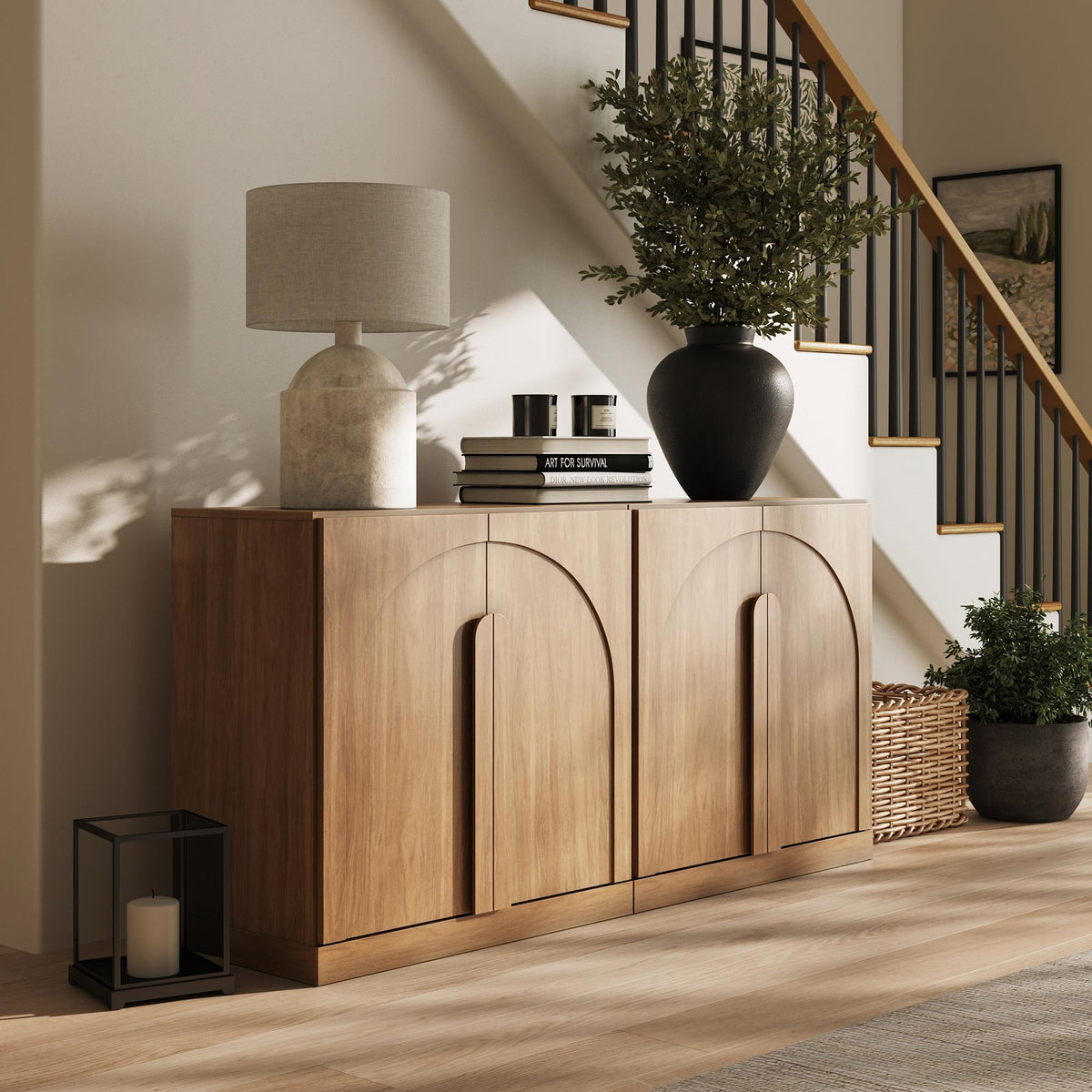 Dual-Zone Display Bookcase
