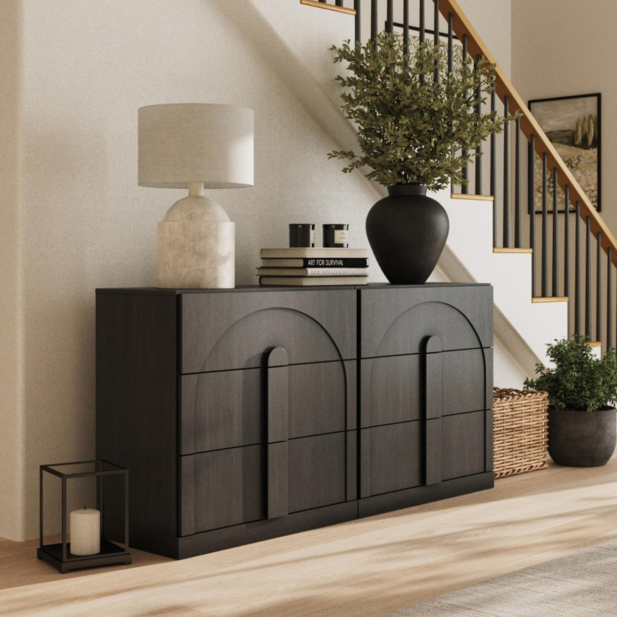 Dual-Zone Display Bookcase