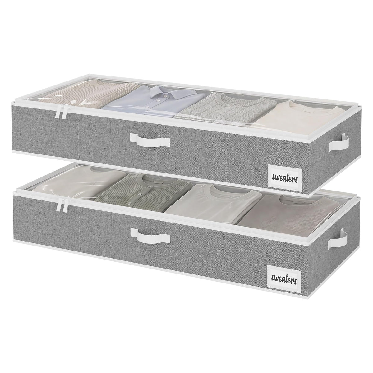 Foldable Fabric Underbed Storage Bins