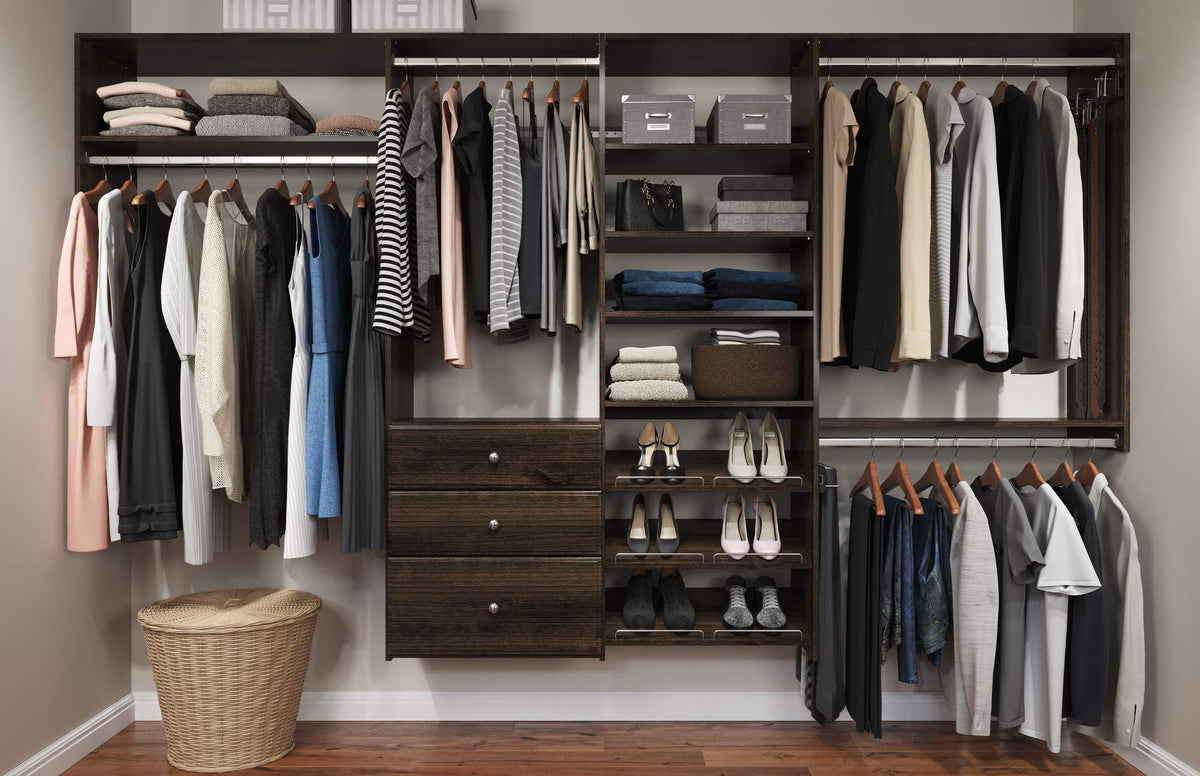 Dual-Tower Closet Organizer