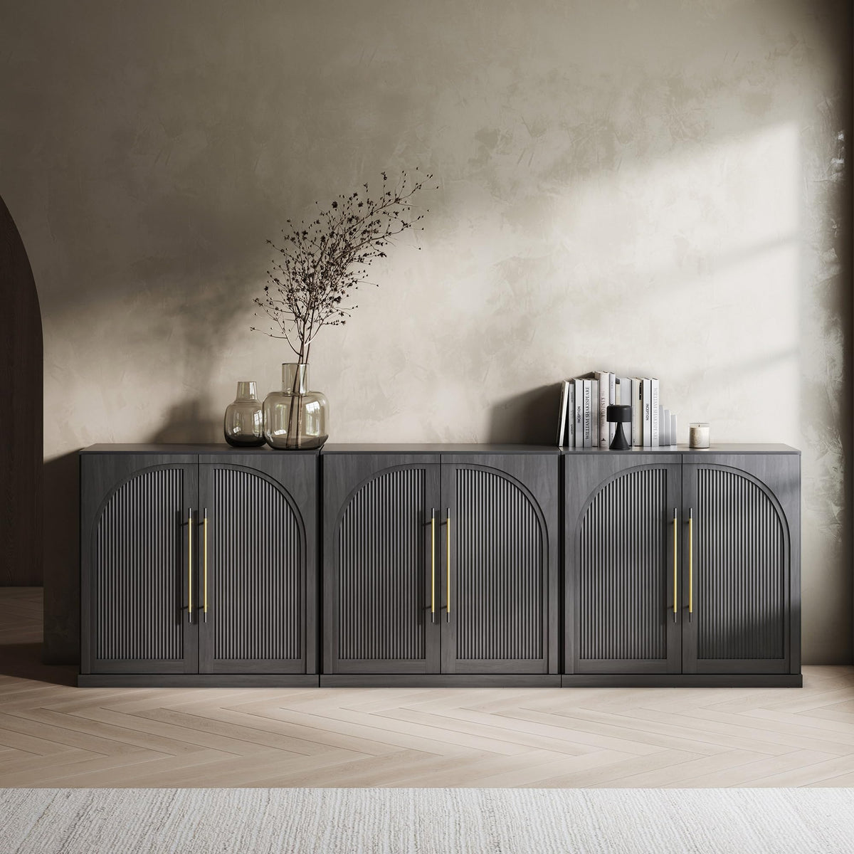 Dual-Zone Display Bookcase