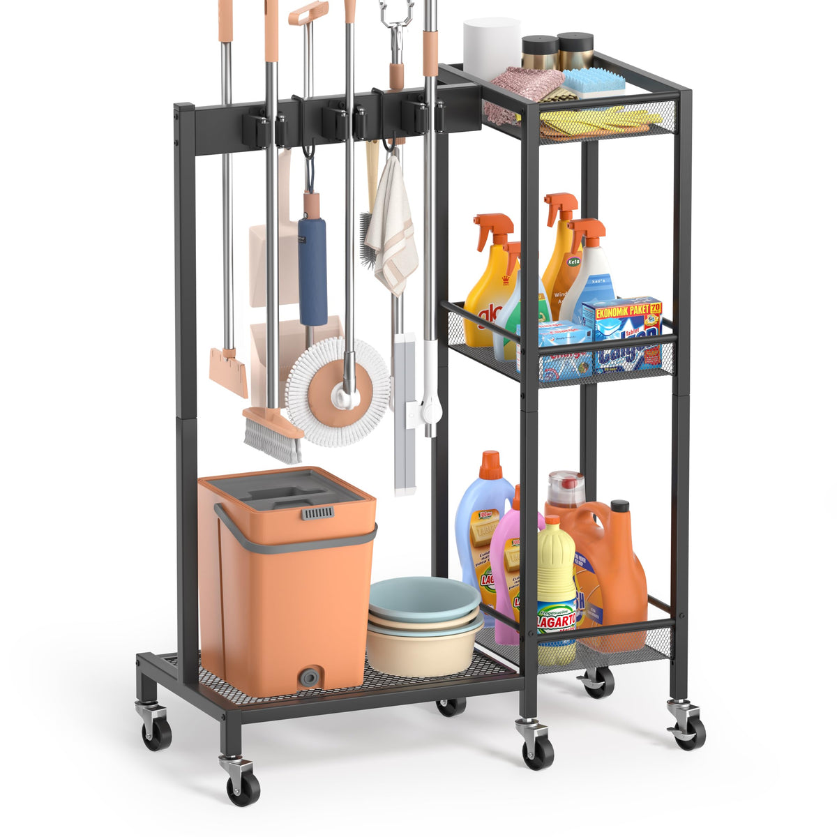 Mobile Cleaning Tool Organizer