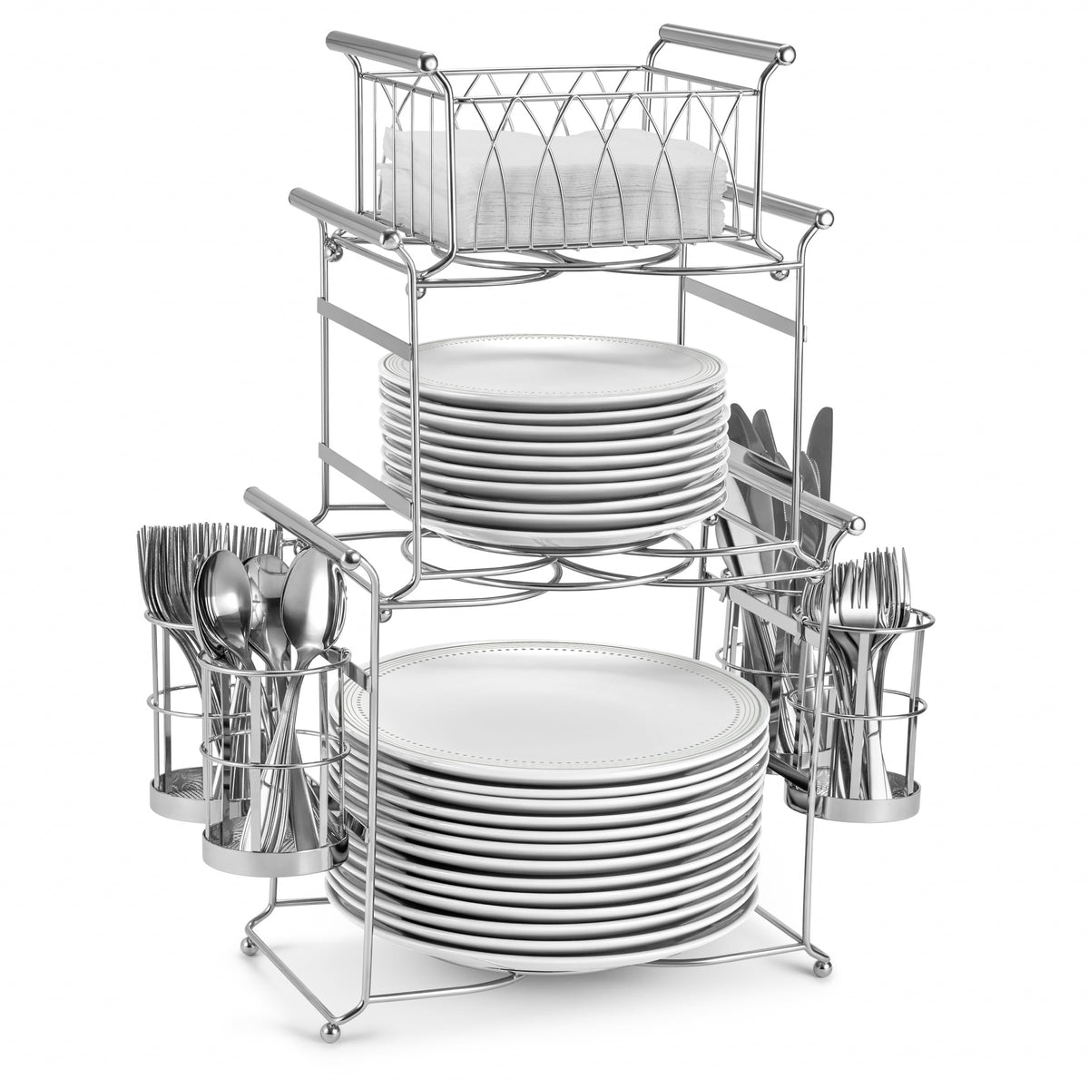 7-Piece Buffet Tableware Caddy