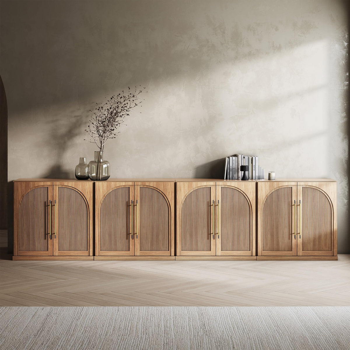 Dual-Zone Display Bookcase