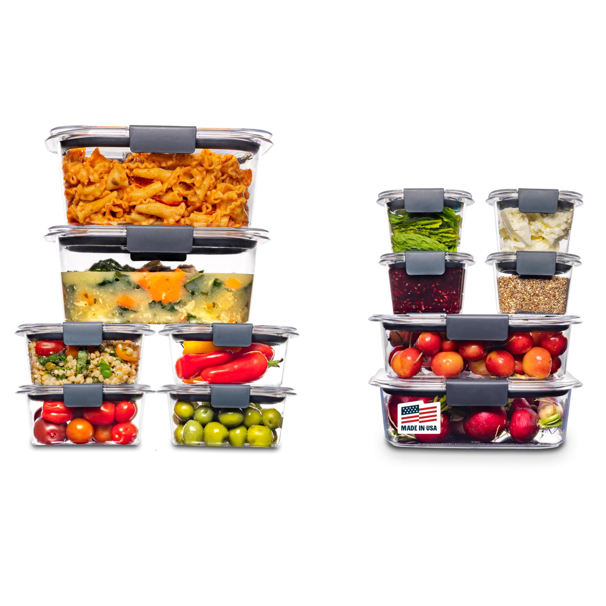 Airtight Modular Food Storage Containers
