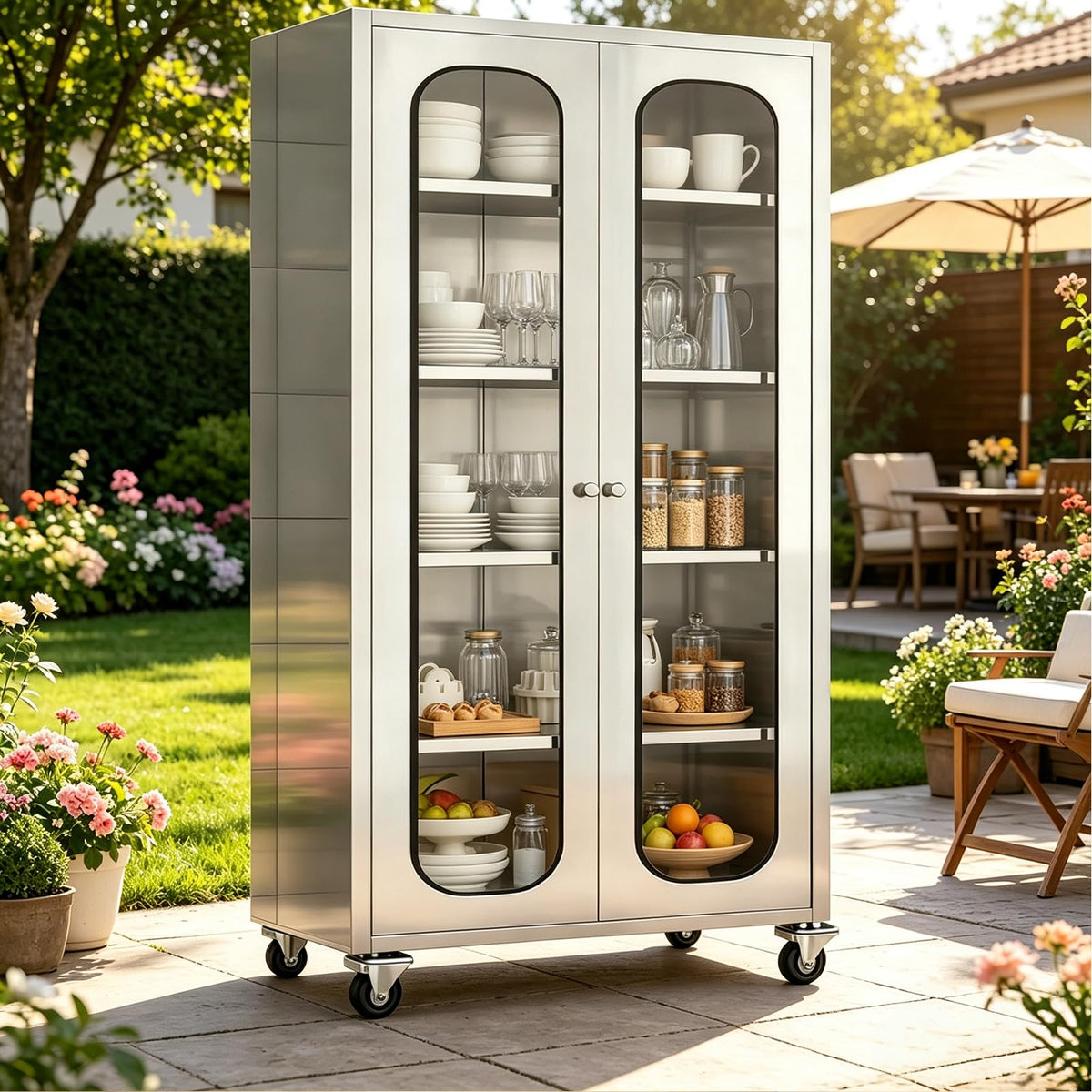 Large-Capacity Storage Cabinet