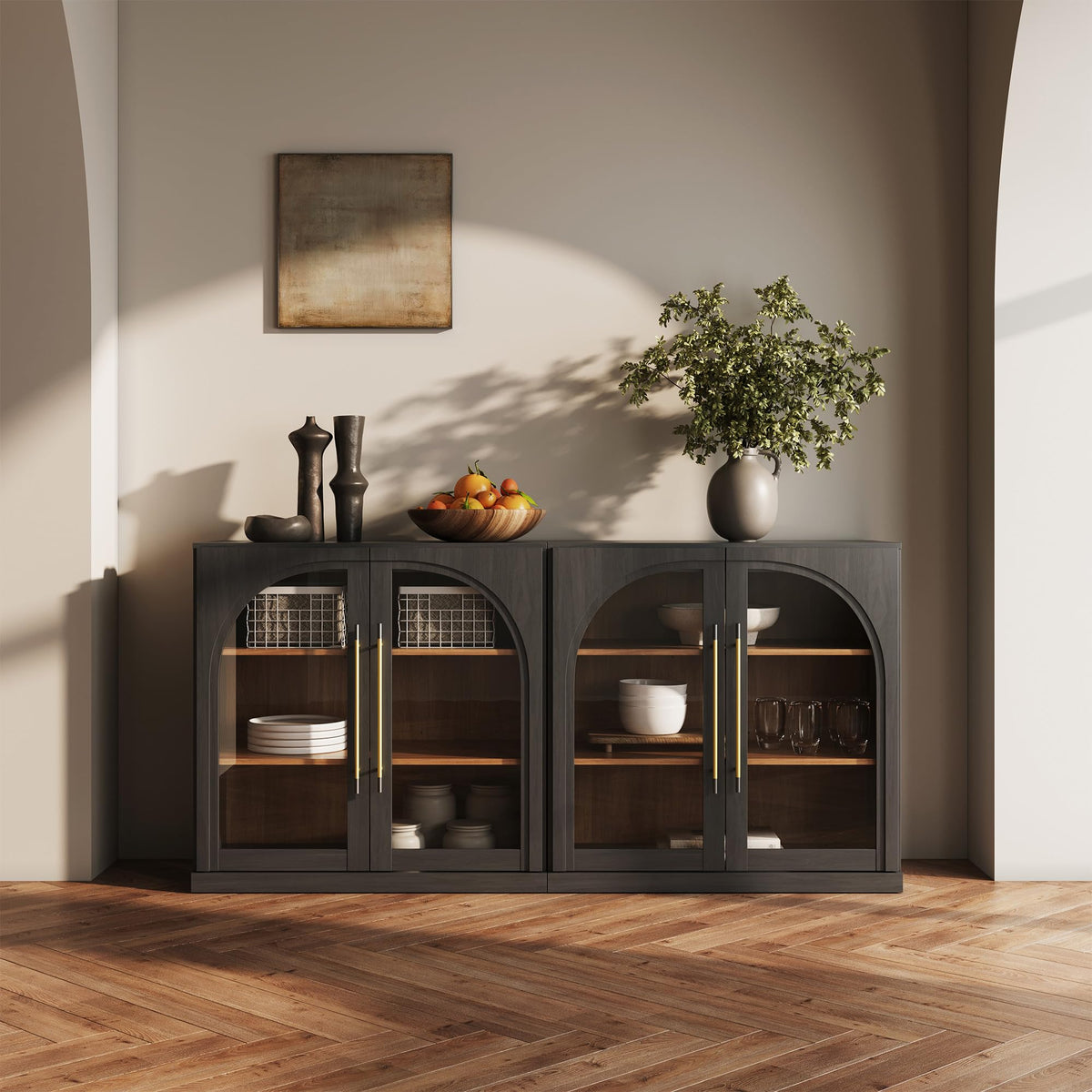 Dual-Zone Display Bookcase