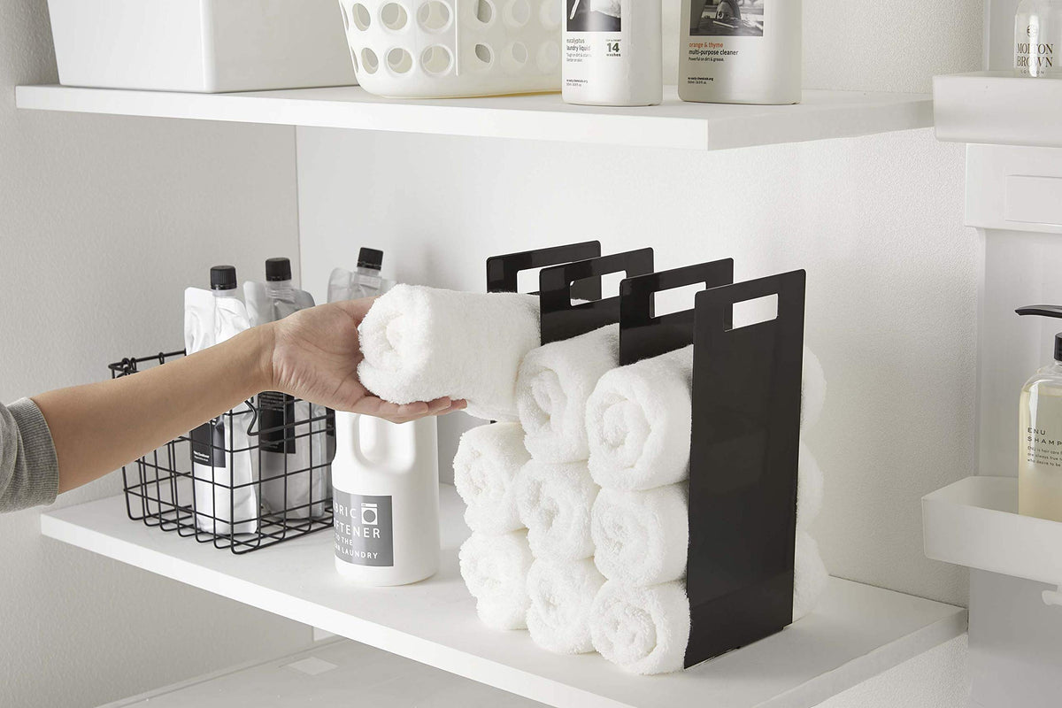 Interlocking Steel Towel Organizer