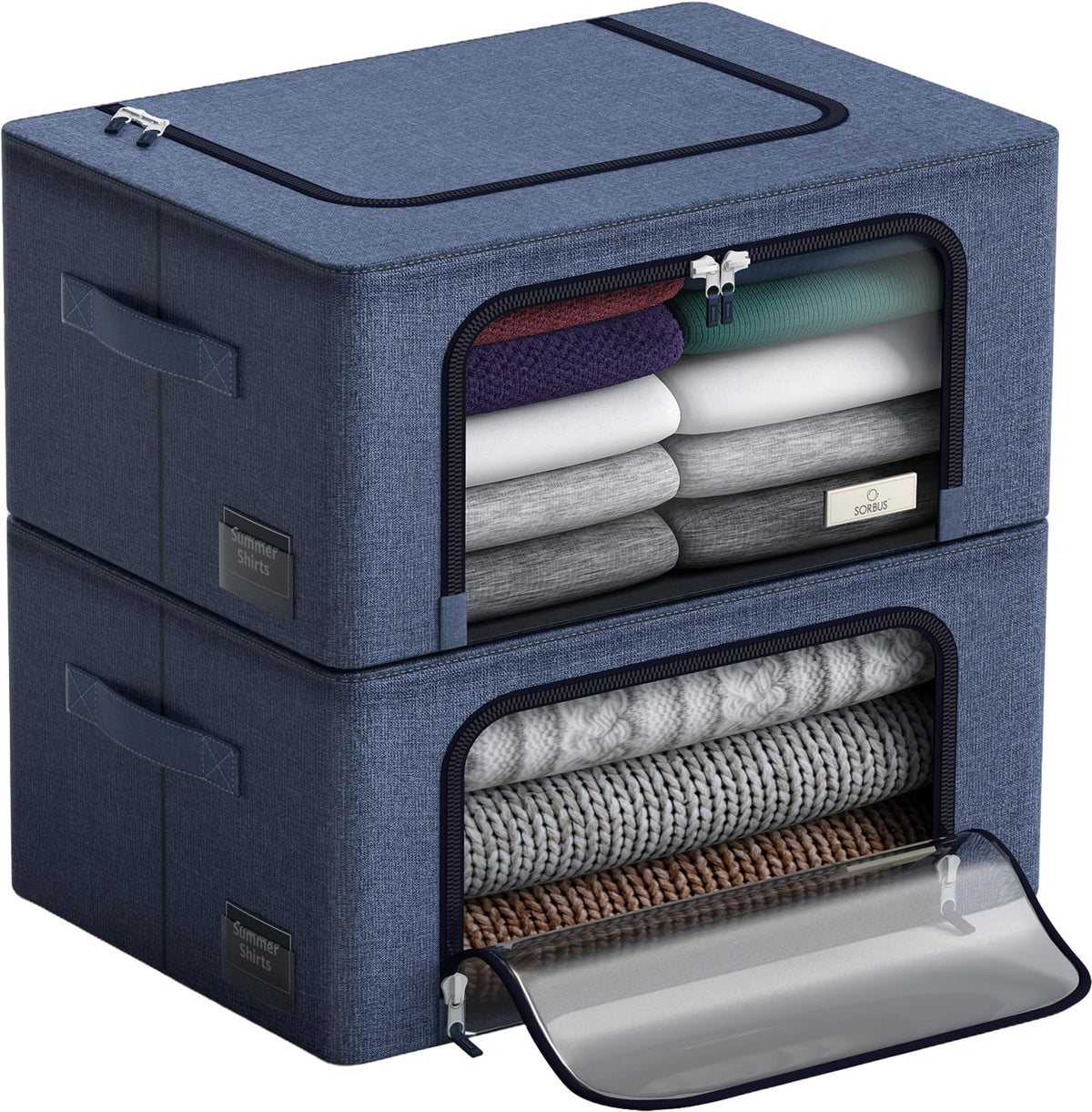 Foldable Fabric Storage Bins