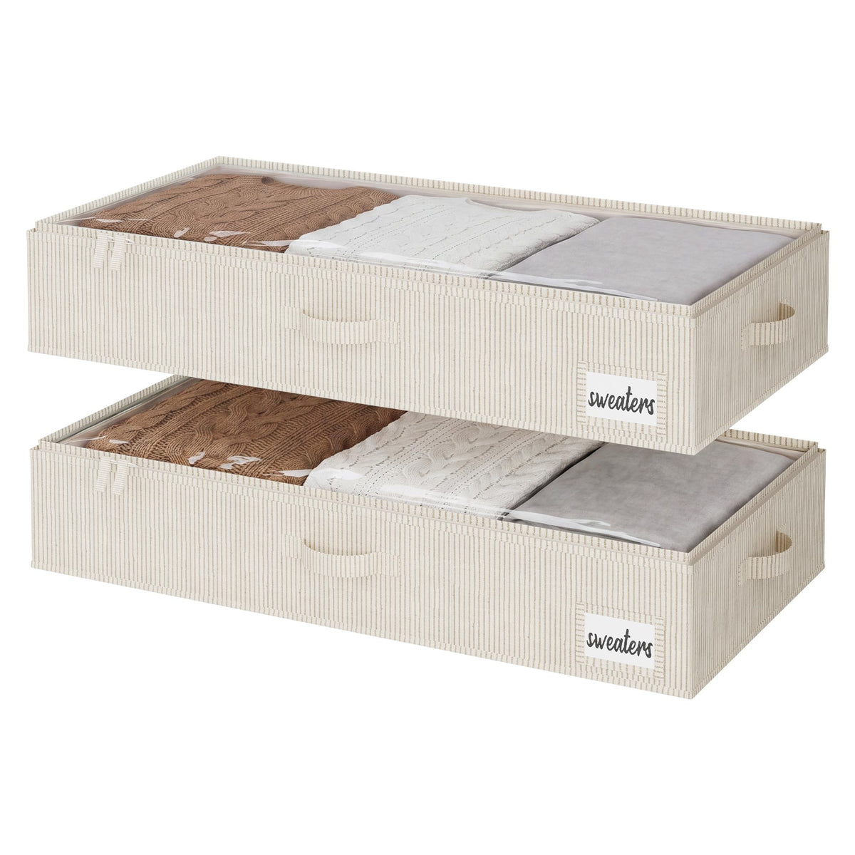 Foldable Fabric Underbed Storage Bins
