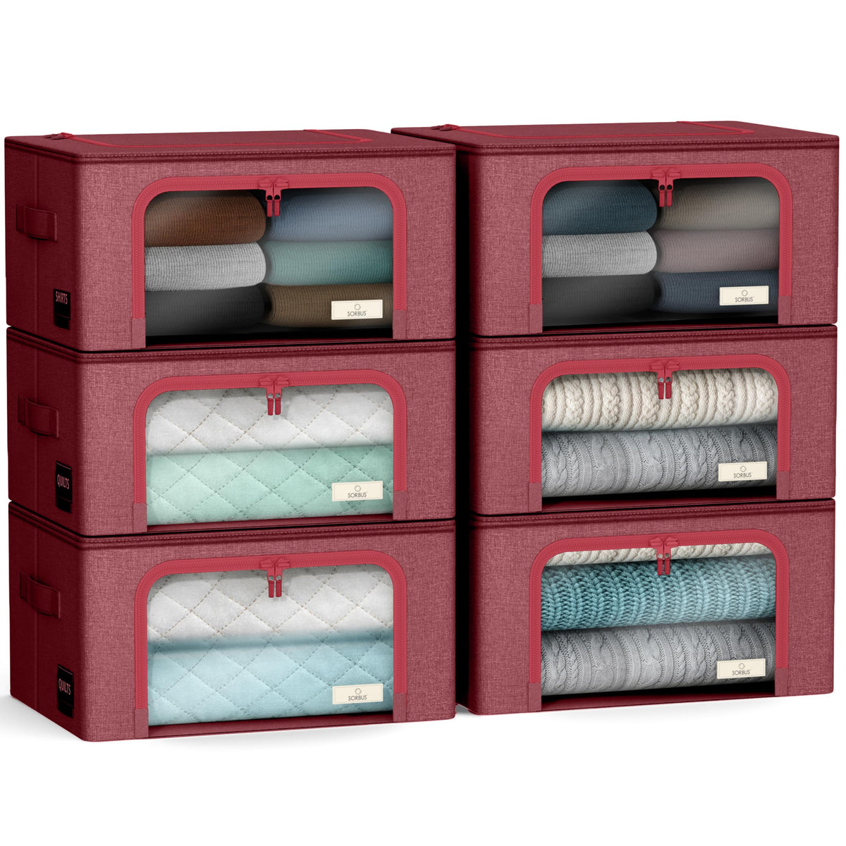 Foldable Fabric Storage Bins