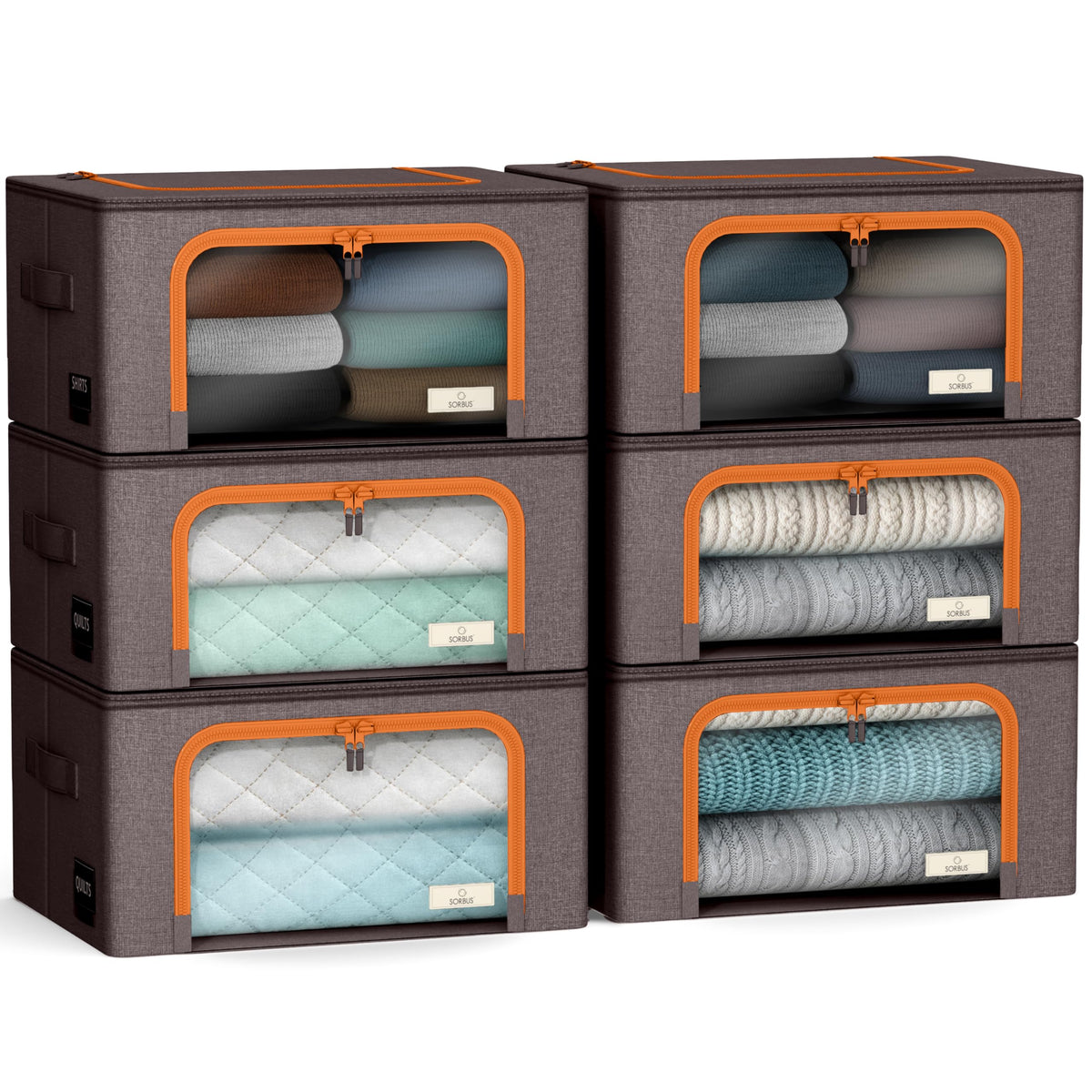 Foldable Fabric Storage Bins