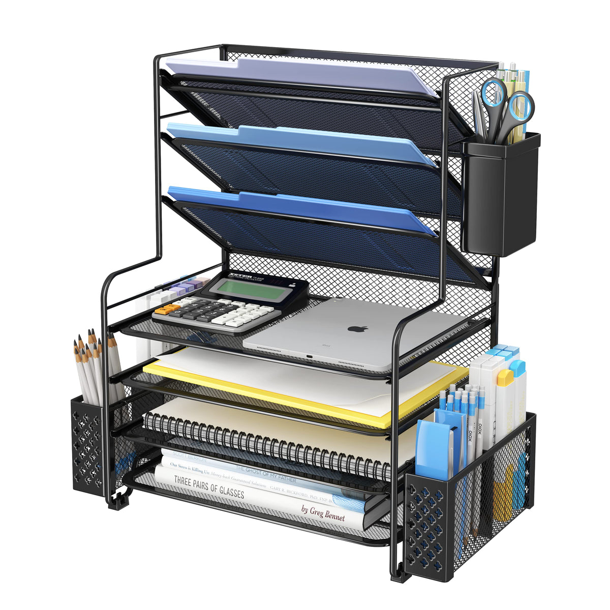 Multi-Tier Desk File Organizer