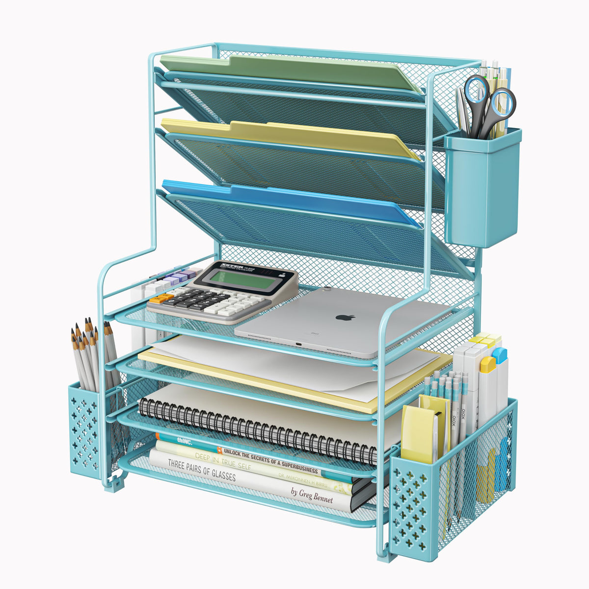 Multi-Tier Desk File Organizer