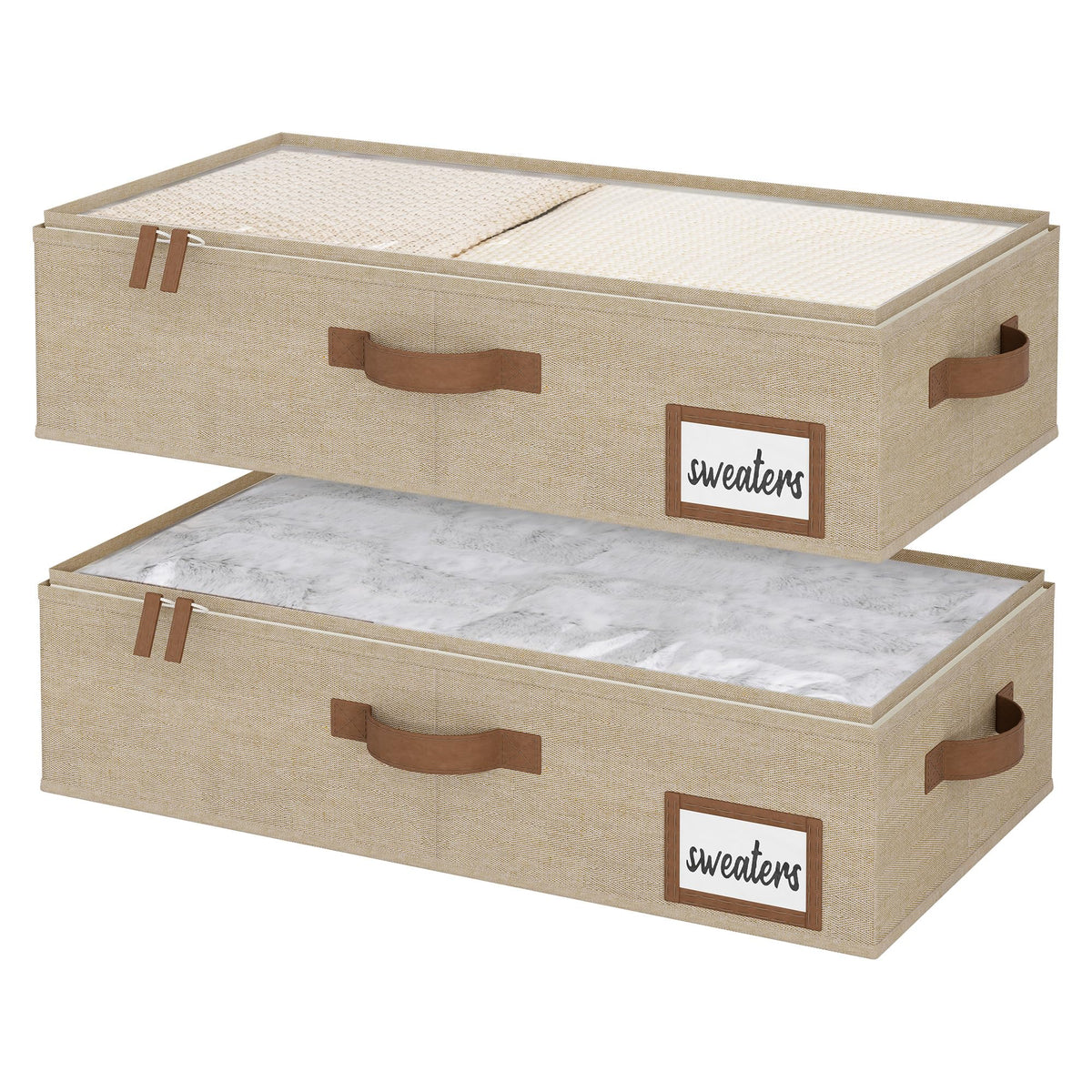 Foldable Fabric Underbed Storage Bins