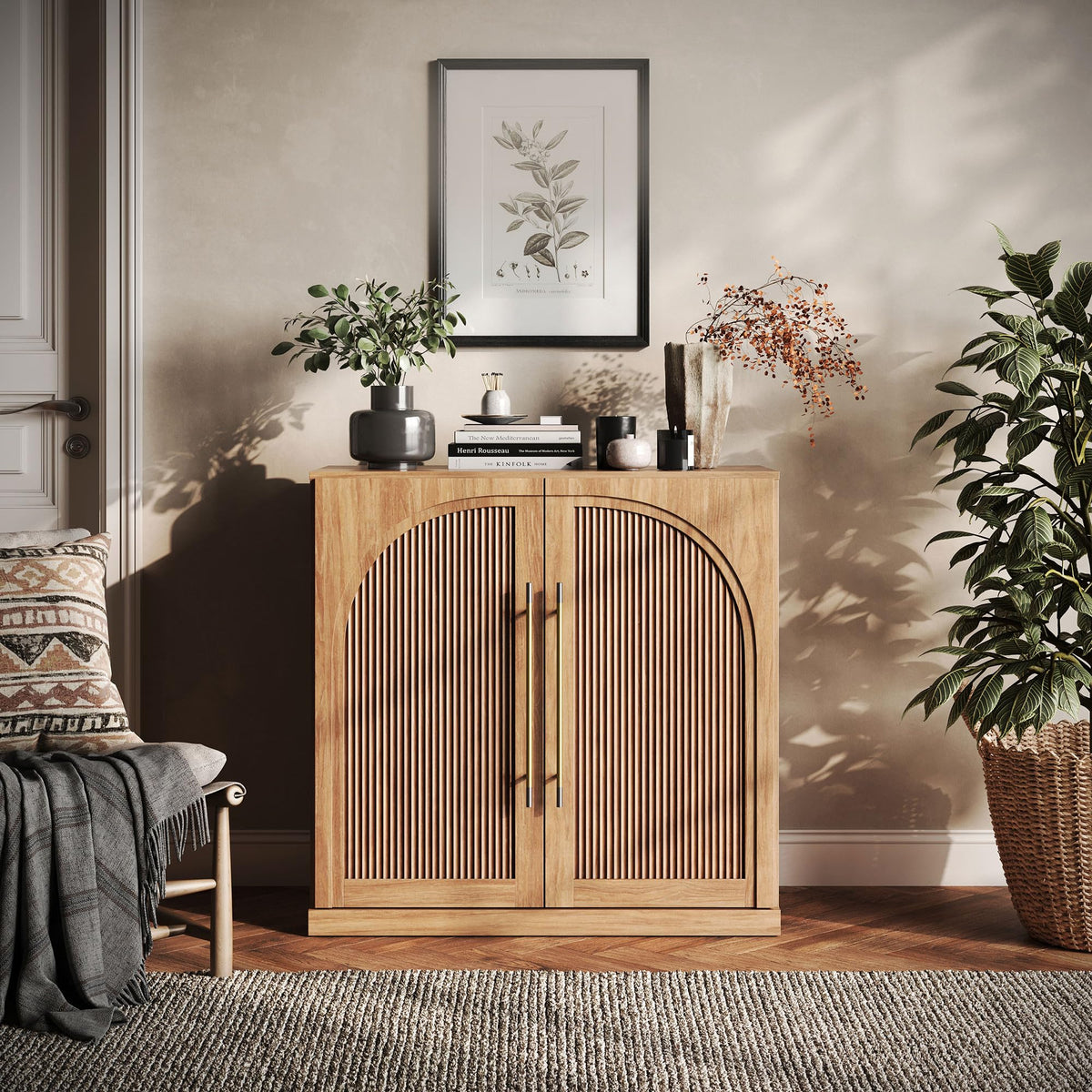 Dual-Zone Display Bookcase