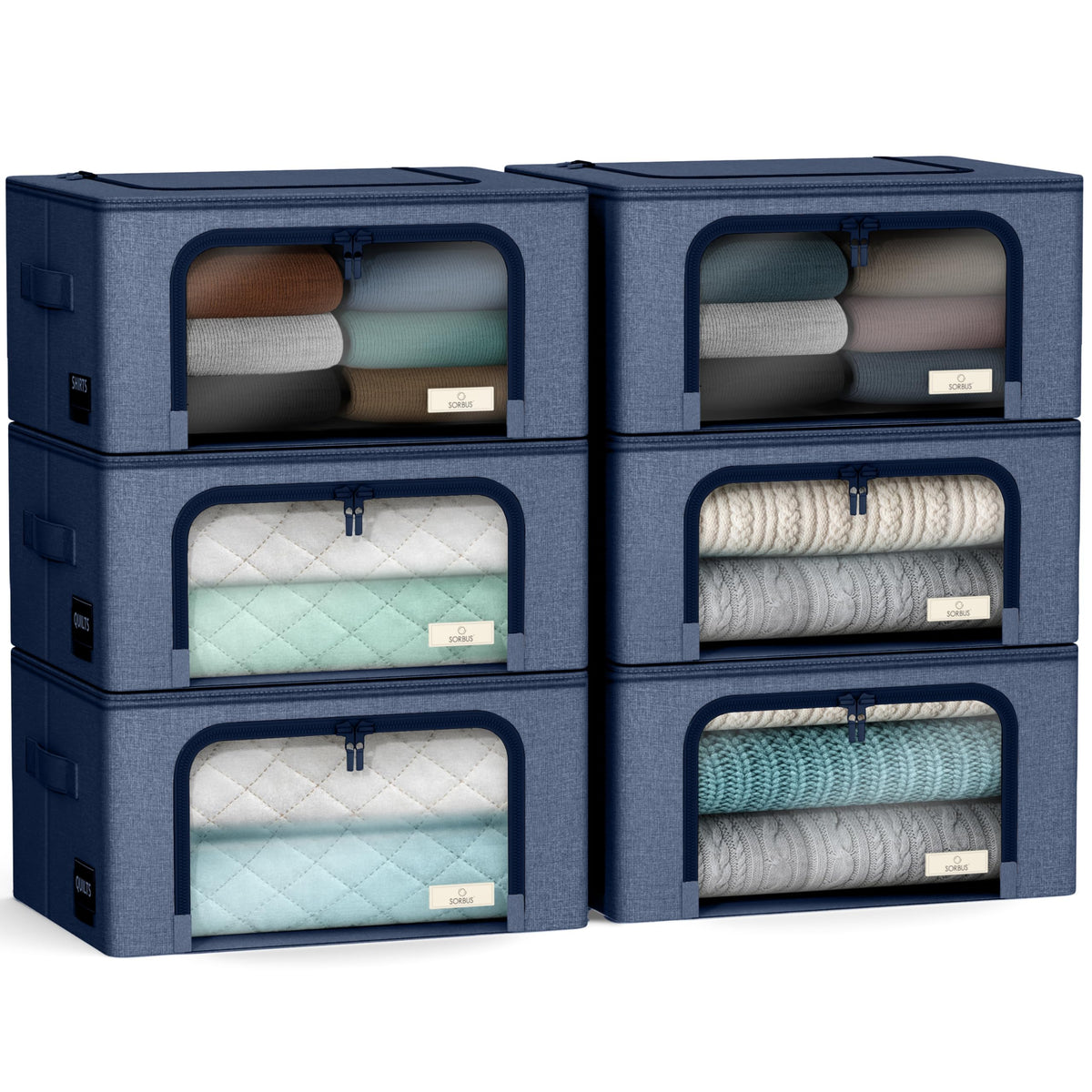 Foldable Fabric Storage Bins