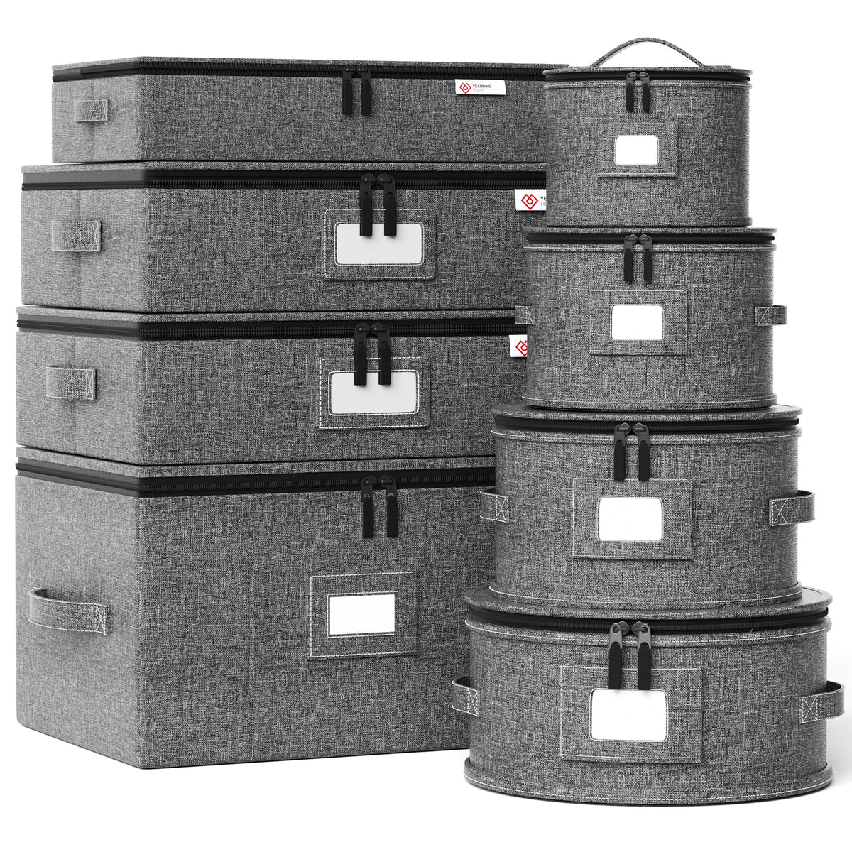 8-Piece Dinnerware Storage Set