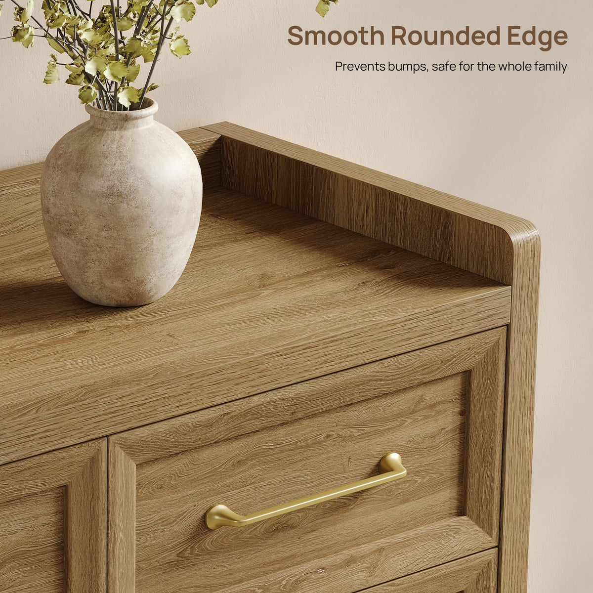 Wide 7-Drawer Bedroom Dresser