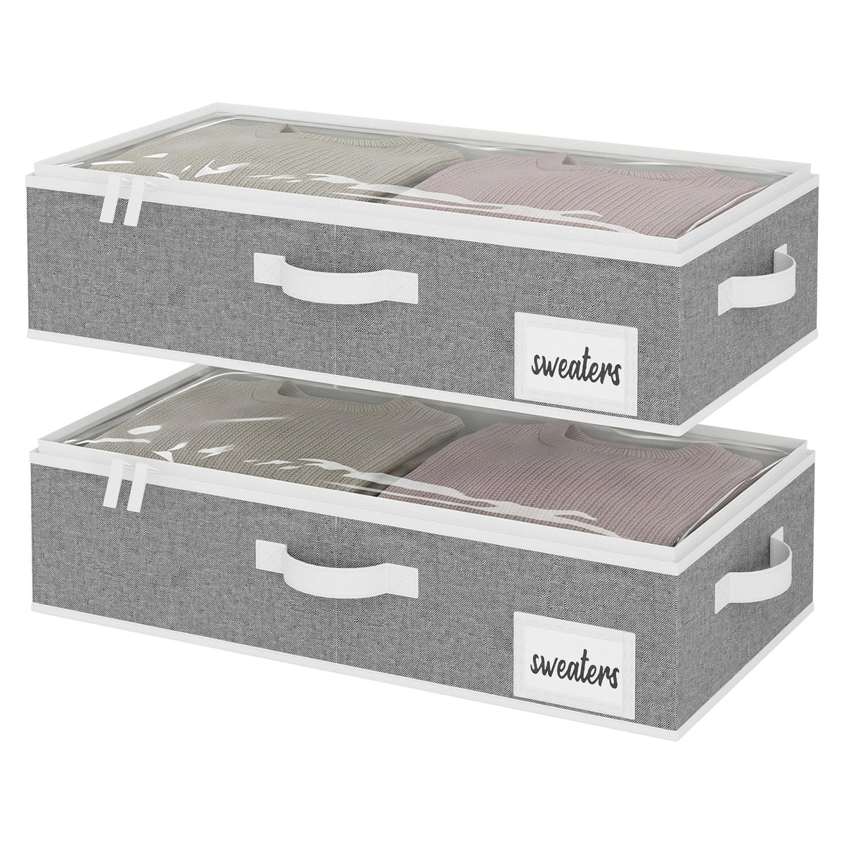 Foldable Fabric Underbed Storage Bins