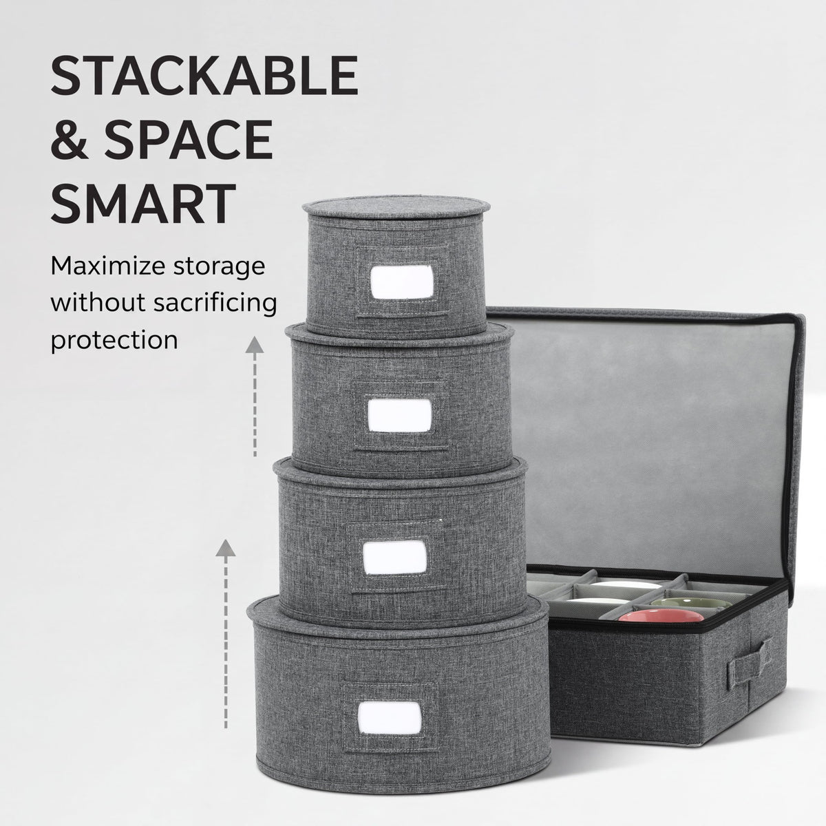5-Piece Dinnerware Storage Set